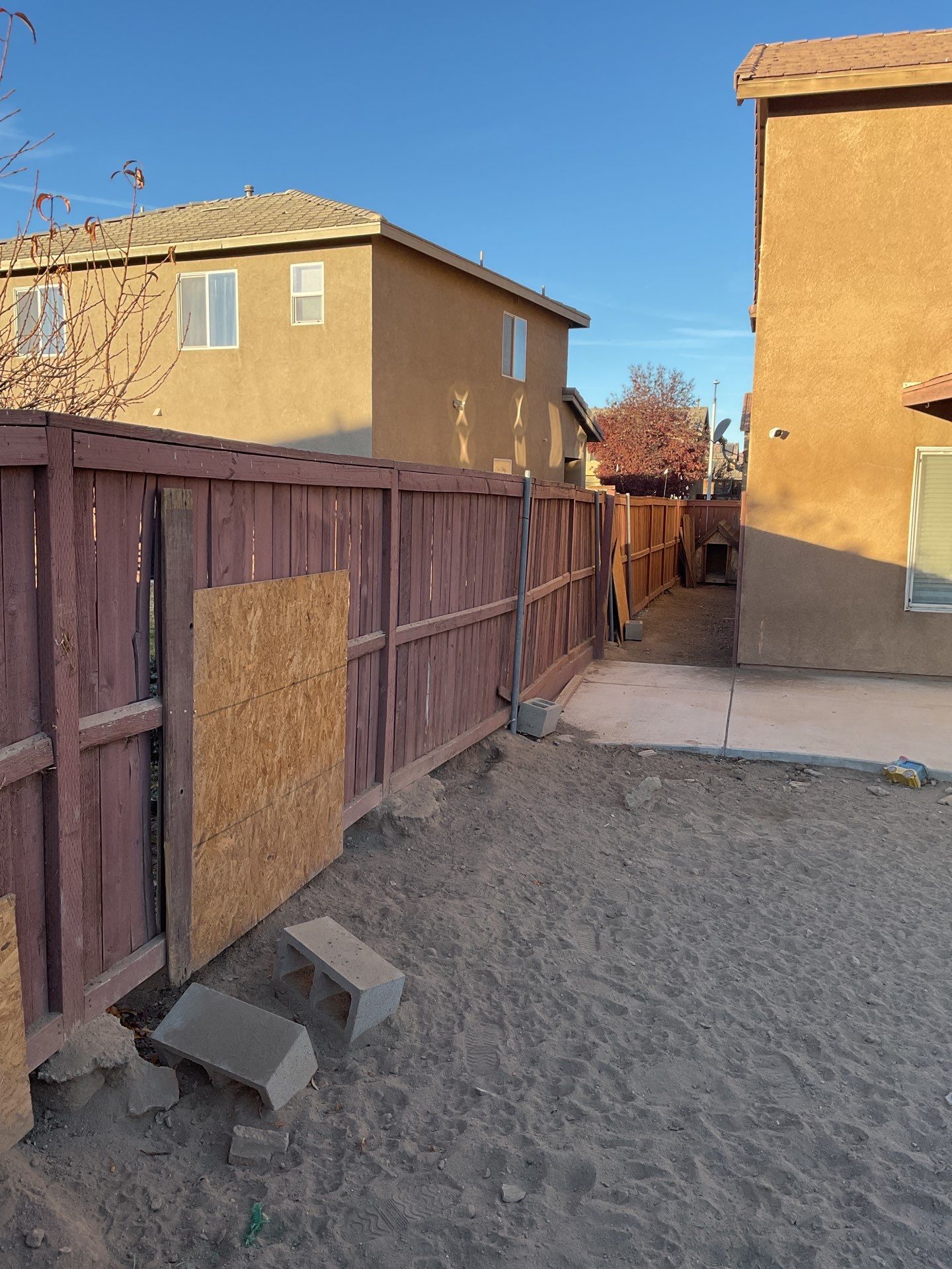 Fence installation using wood by Fence Guys Inc.