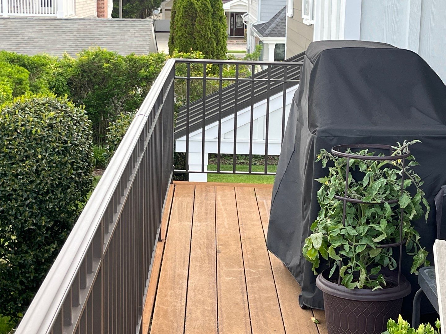 Shiplap Wall, Stairs Treads & Railings by FreshCoat Works LLC