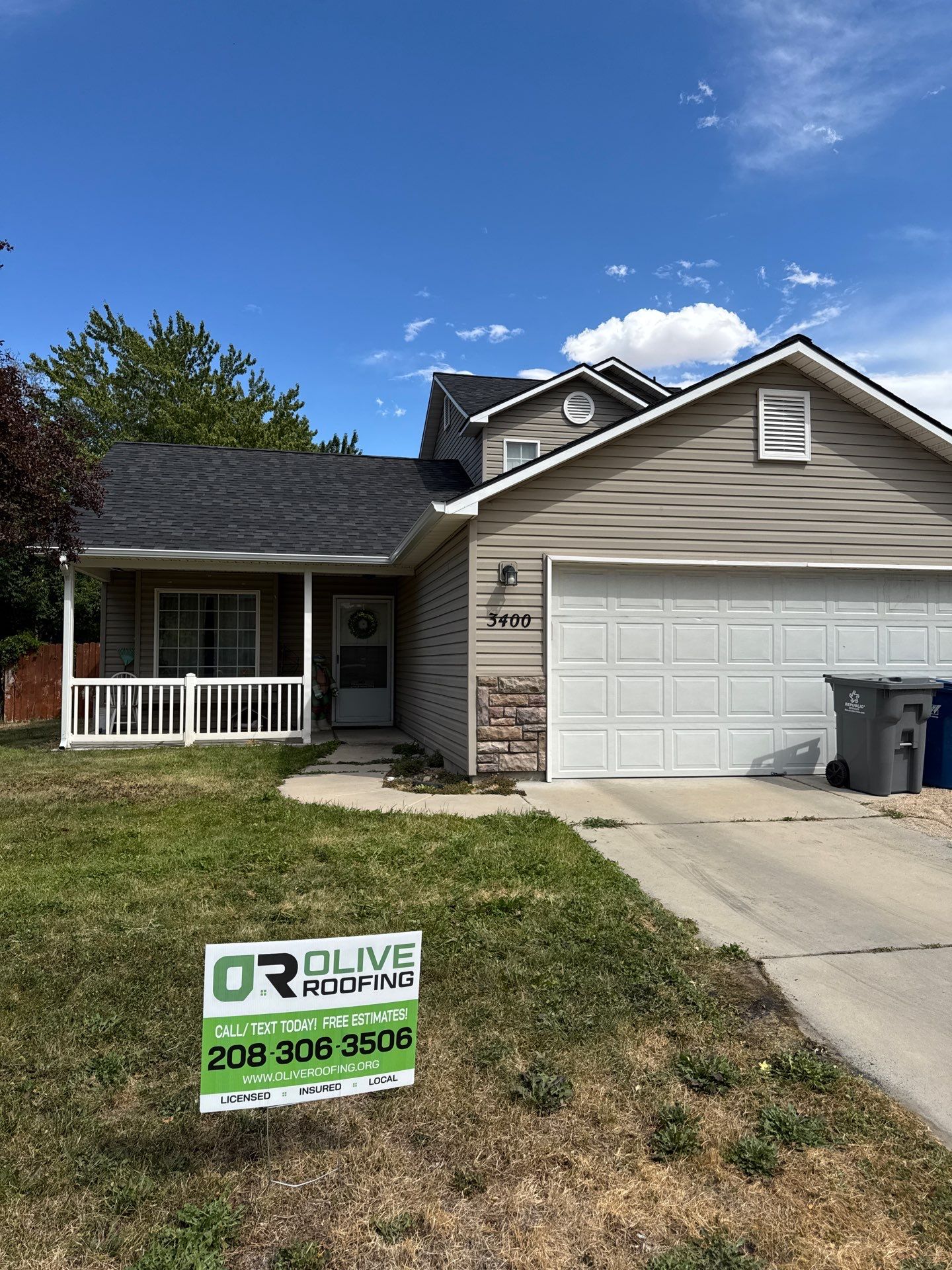 Residential Roof Replacement and Decking Repair in Boise, Idaho by Olive Roofing