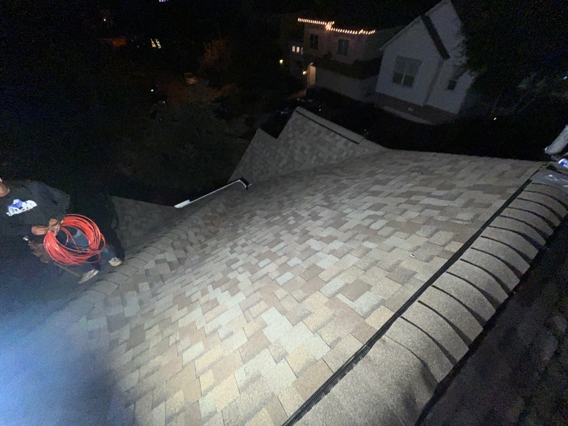 Residential Roofing Installation using Owen's Corning Duration (Lifetime) Shingles by Roof Repair Company