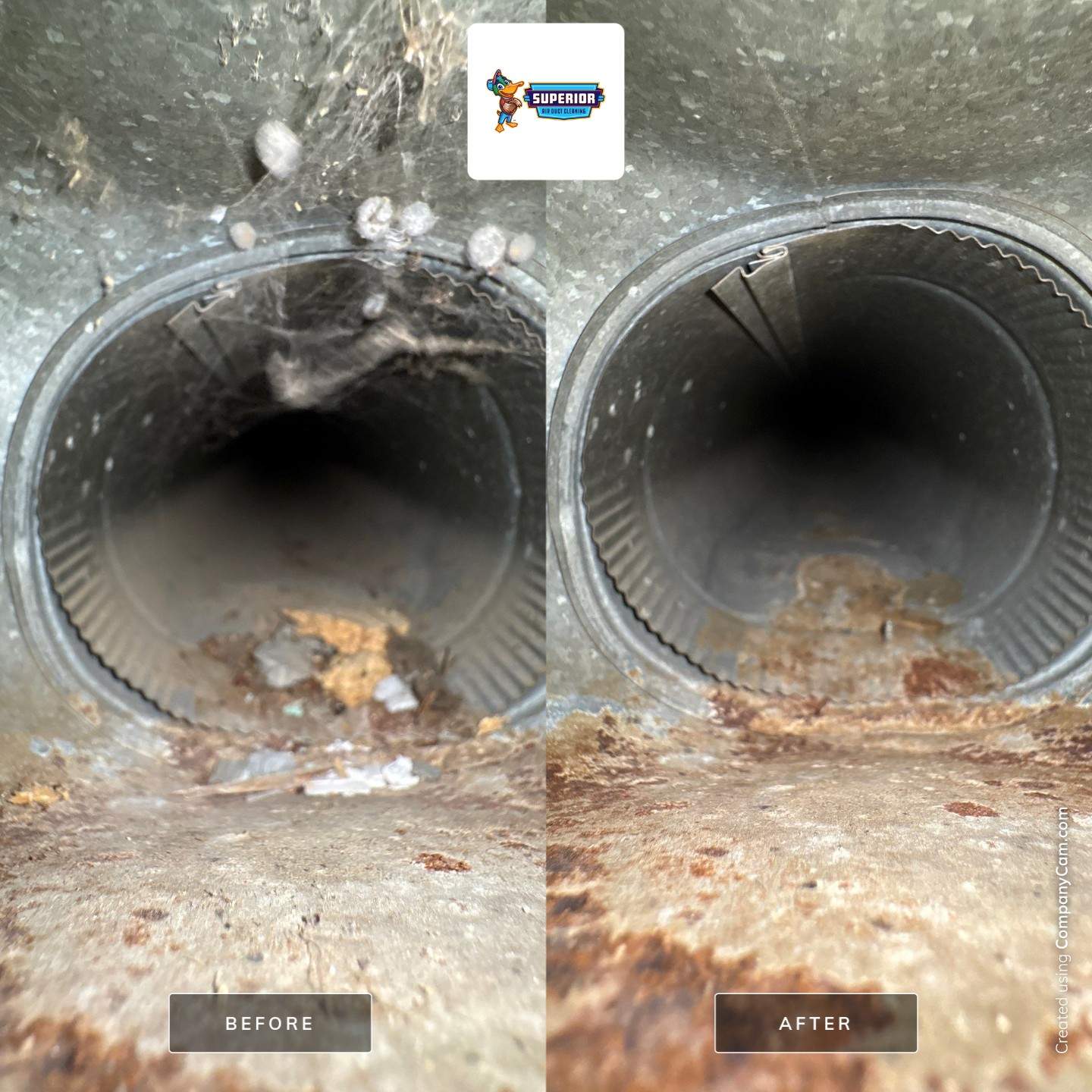 Air Duct Cleaning With a Vacuum Truck in Salem, OH by Superior Air Duct Cleaning