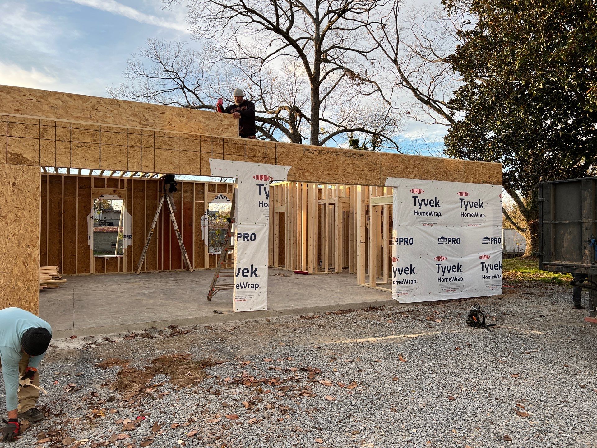 Cottage Garage Construction by JWH Contracting LLC
