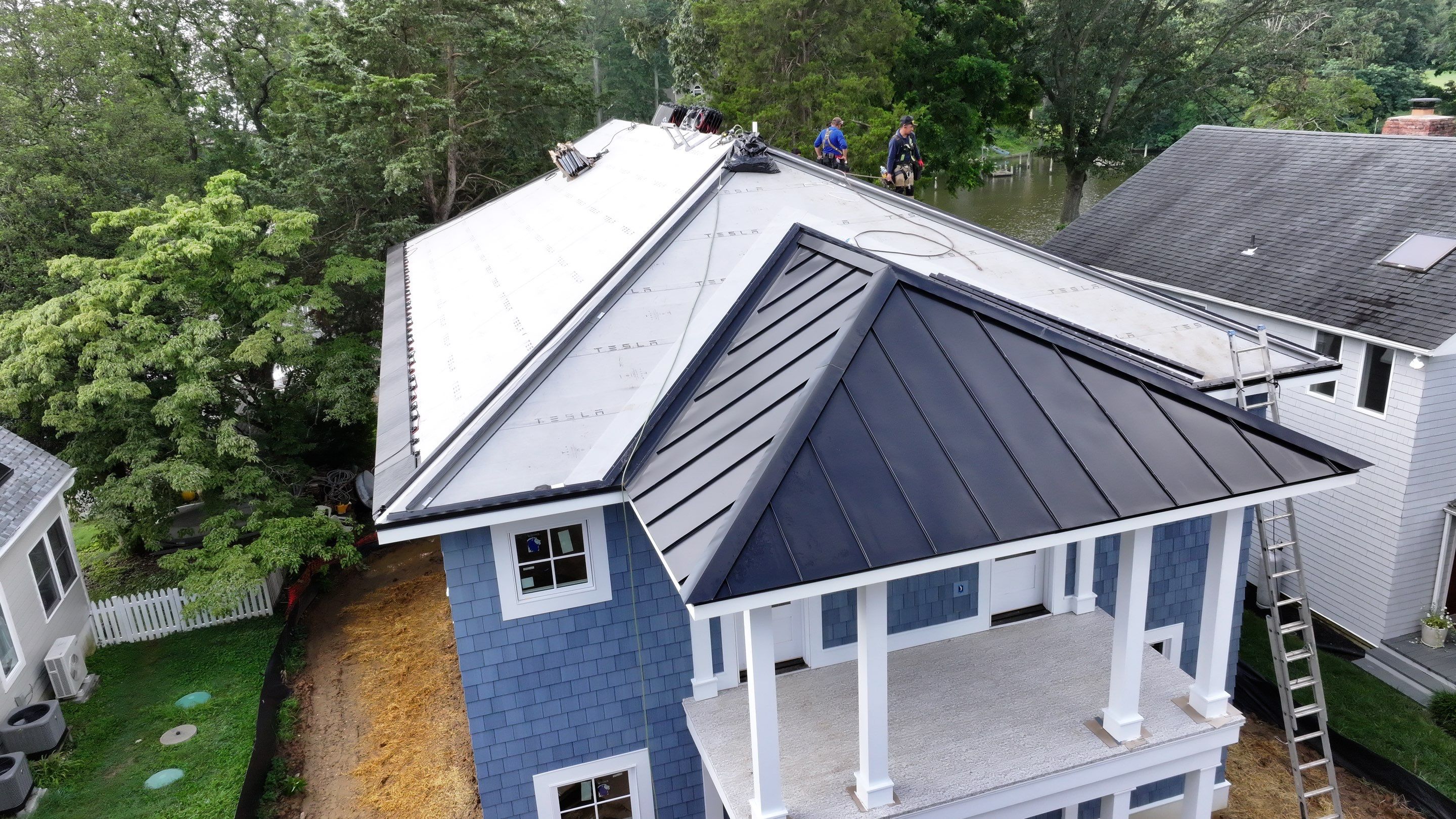 Tesla Solar Roof & Powerwall in Annapolis MD by American Home Contractors