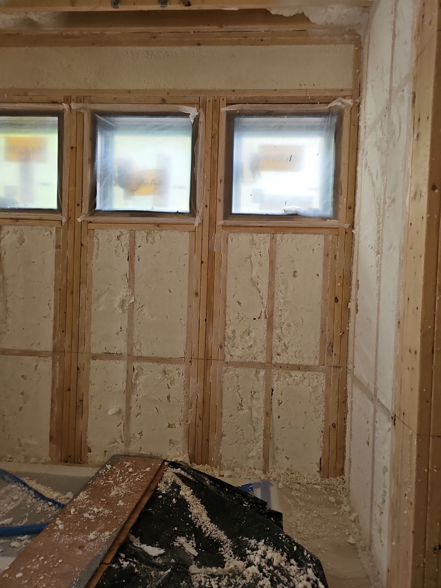 Spray Foam Insulation using open cell spray foam by NYS Foam & Energy