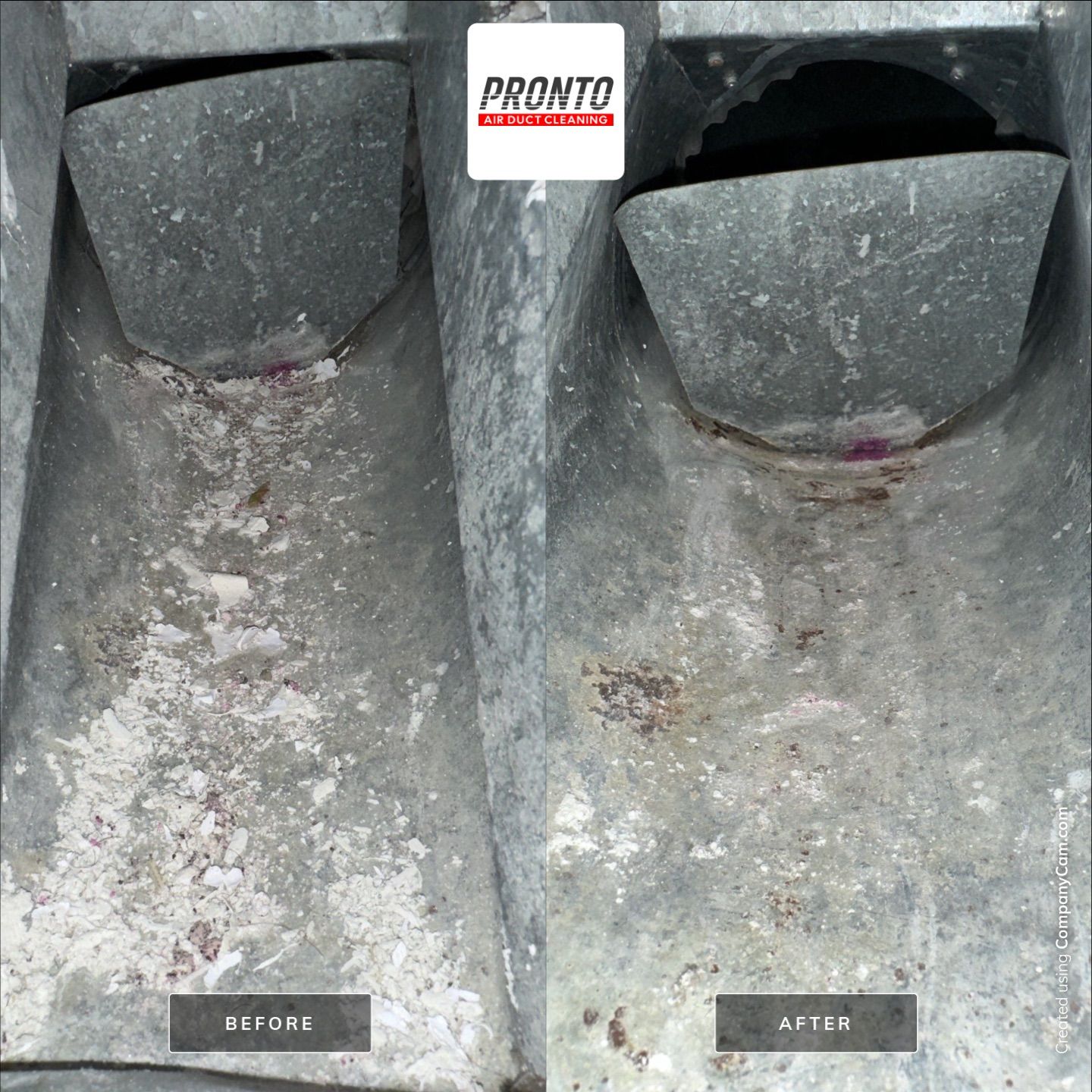 Air duct cleaning using Hypervac by Pronto Air Duct Cleaning
