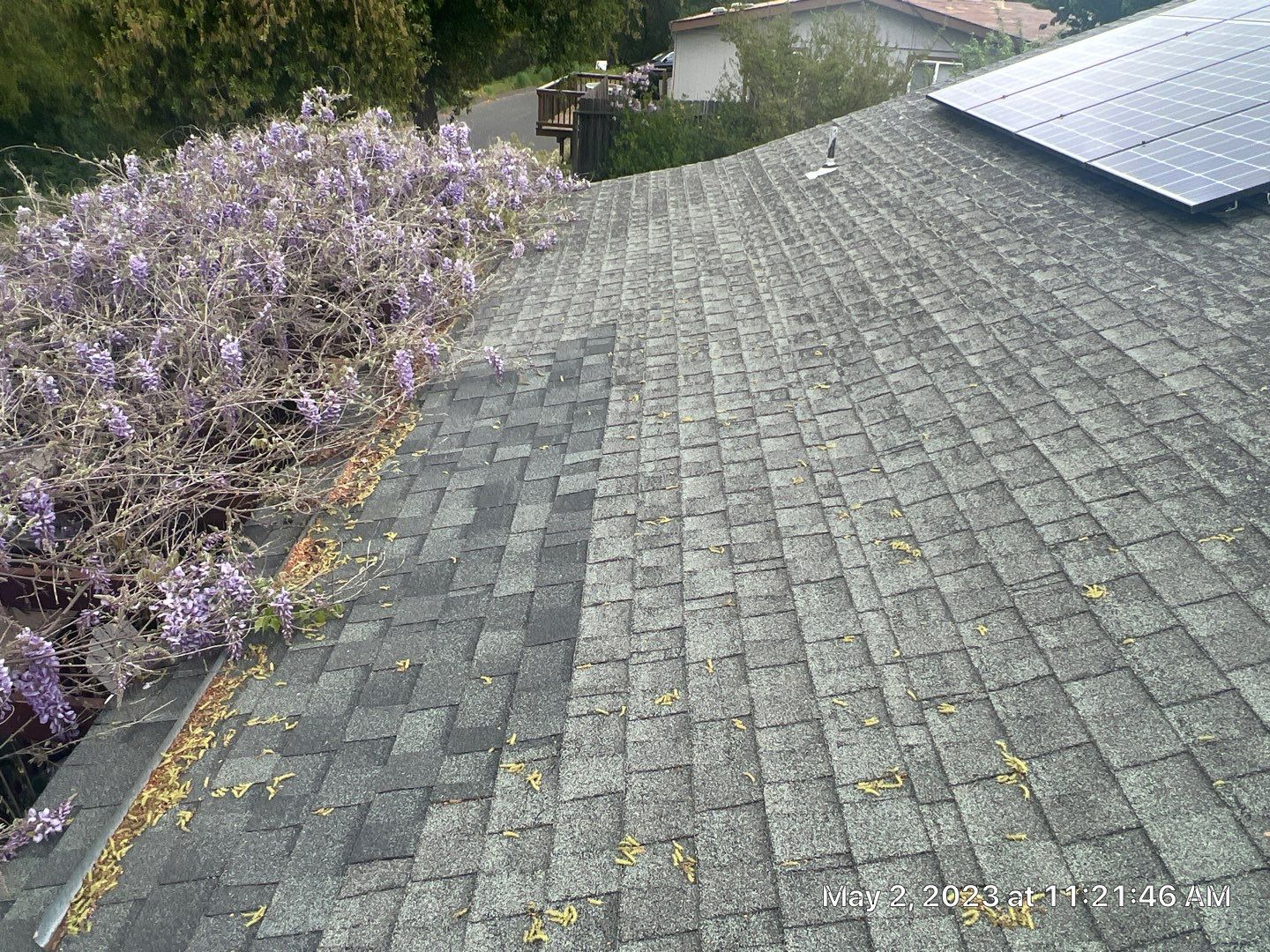 Metal roofing installation using ASC Standing Seam metal by Straight Edge Roofing Inc