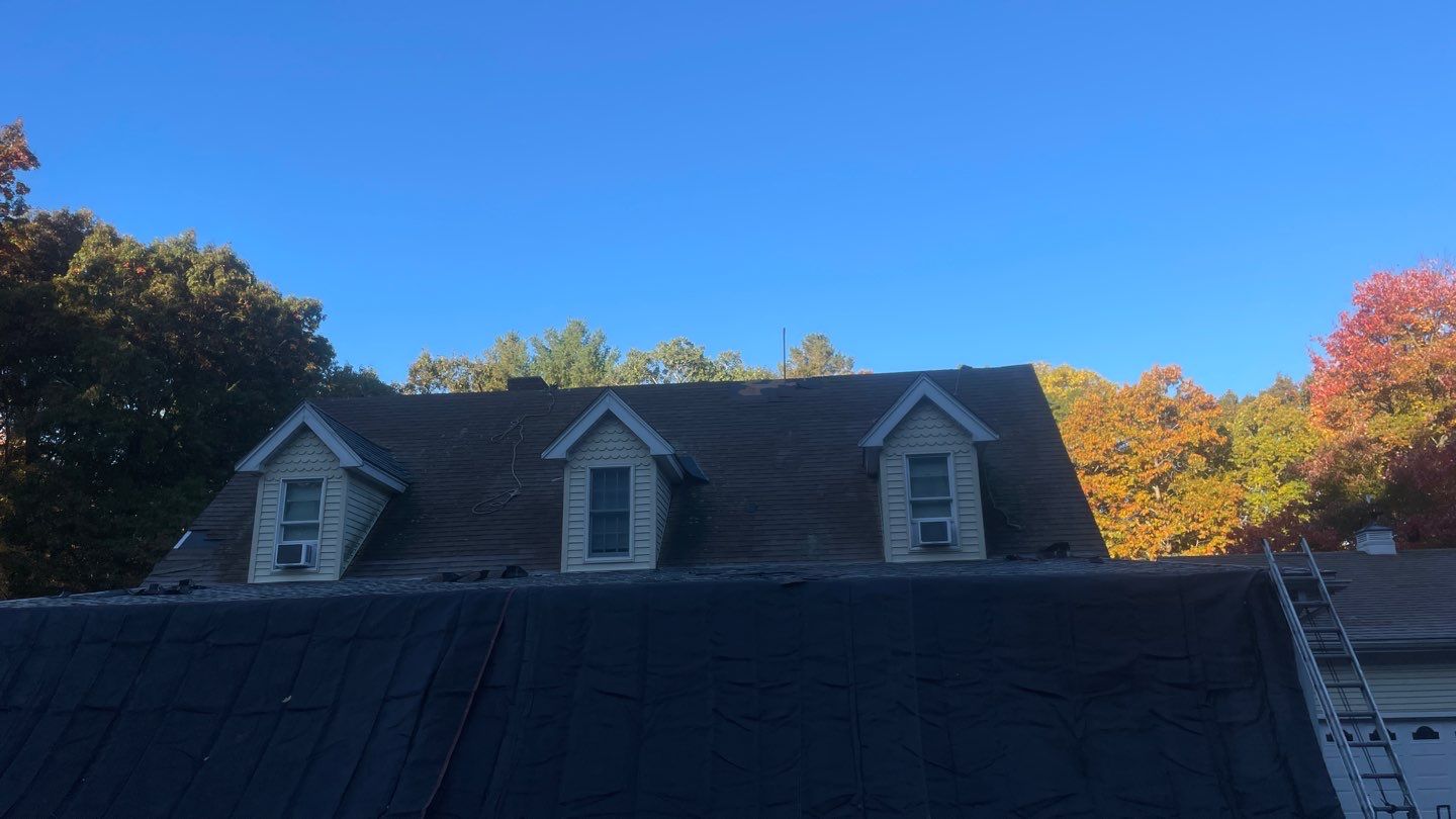 Residential Roofing Installation using GAF HDZ CHARCOAL by Master Roof Inc