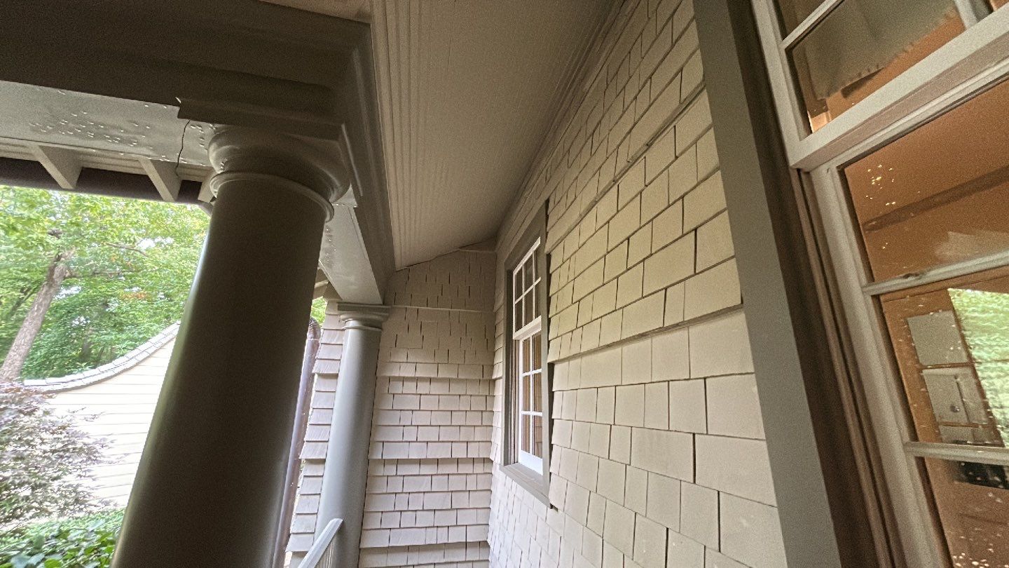 natural stone using Algaecide, soft wash soap by Northern Power Washing LLC.