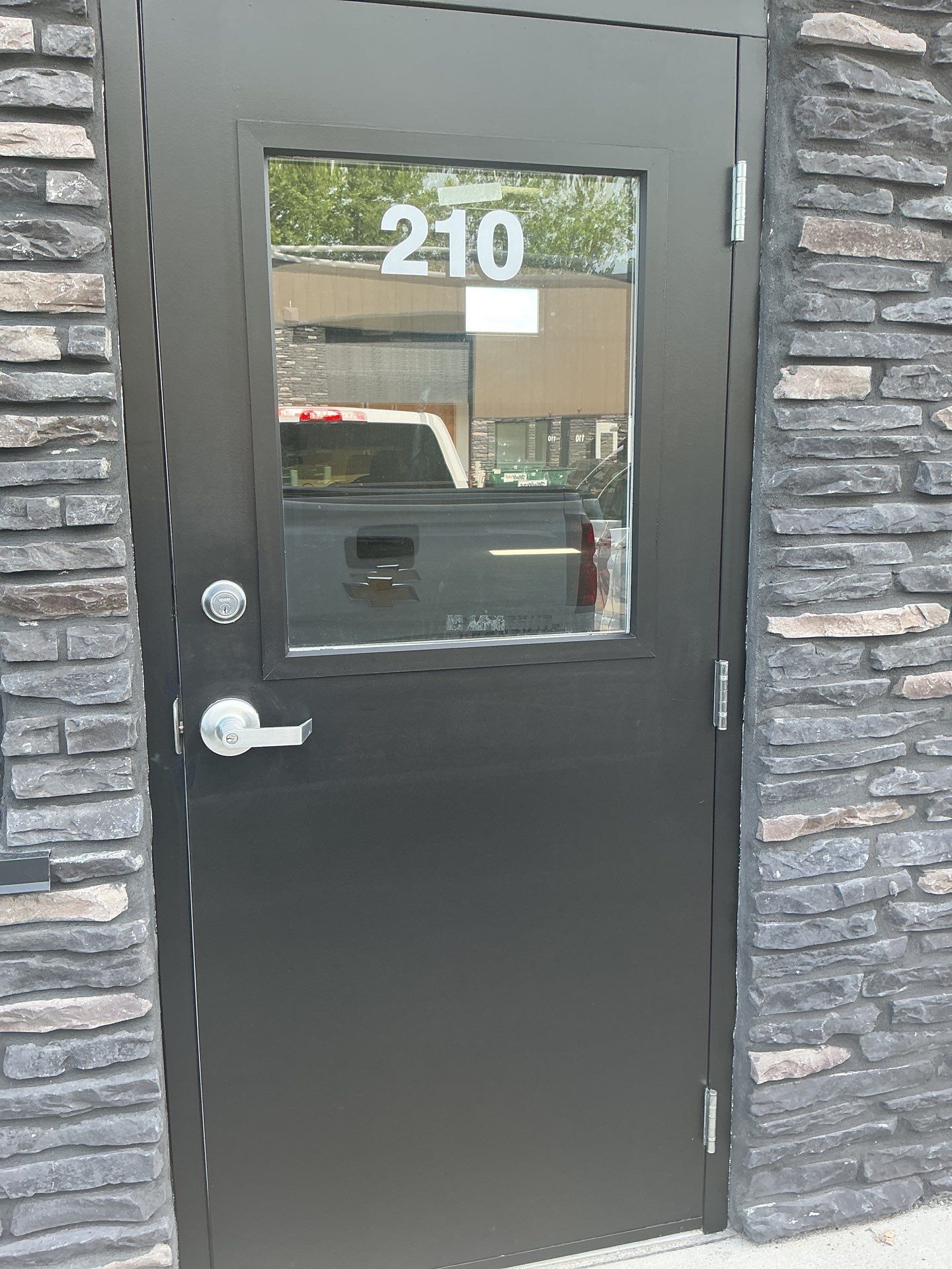 Commercial Exterior Door Repaint by Midwest Paint LLC