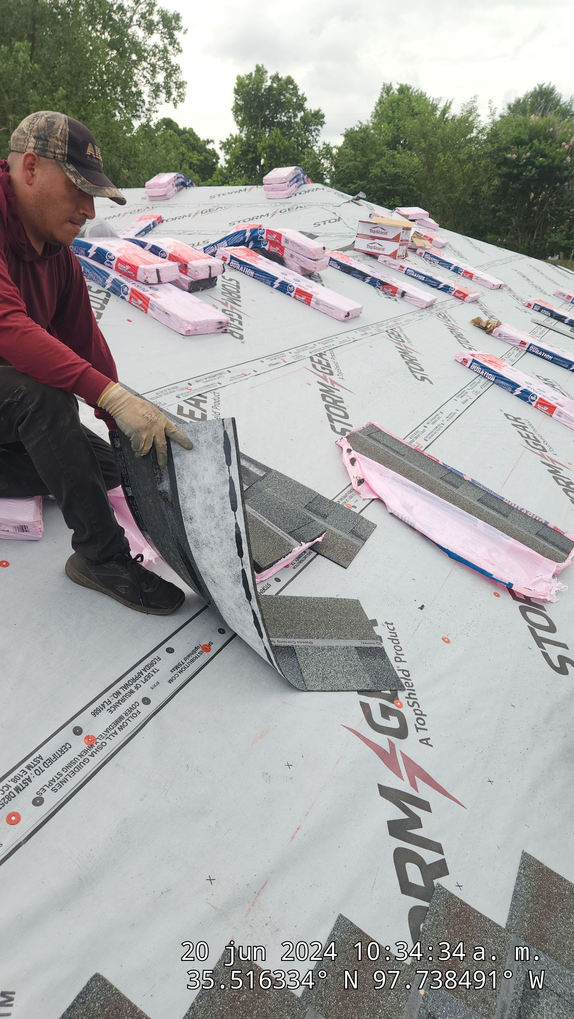 Residential Roofing Installation using Owens Corning by Castillo Roofing