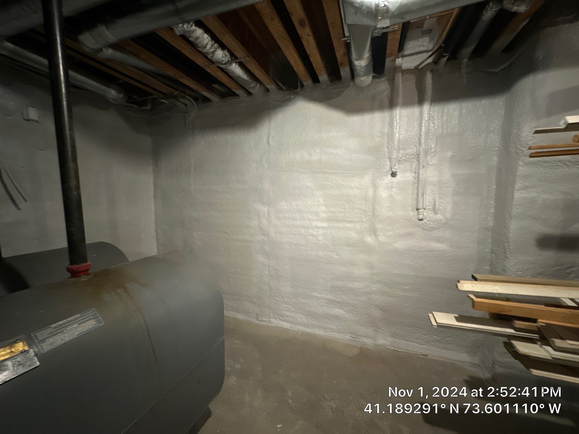 Attic Insulation using open cell spray foam by NYS Foam & Energy