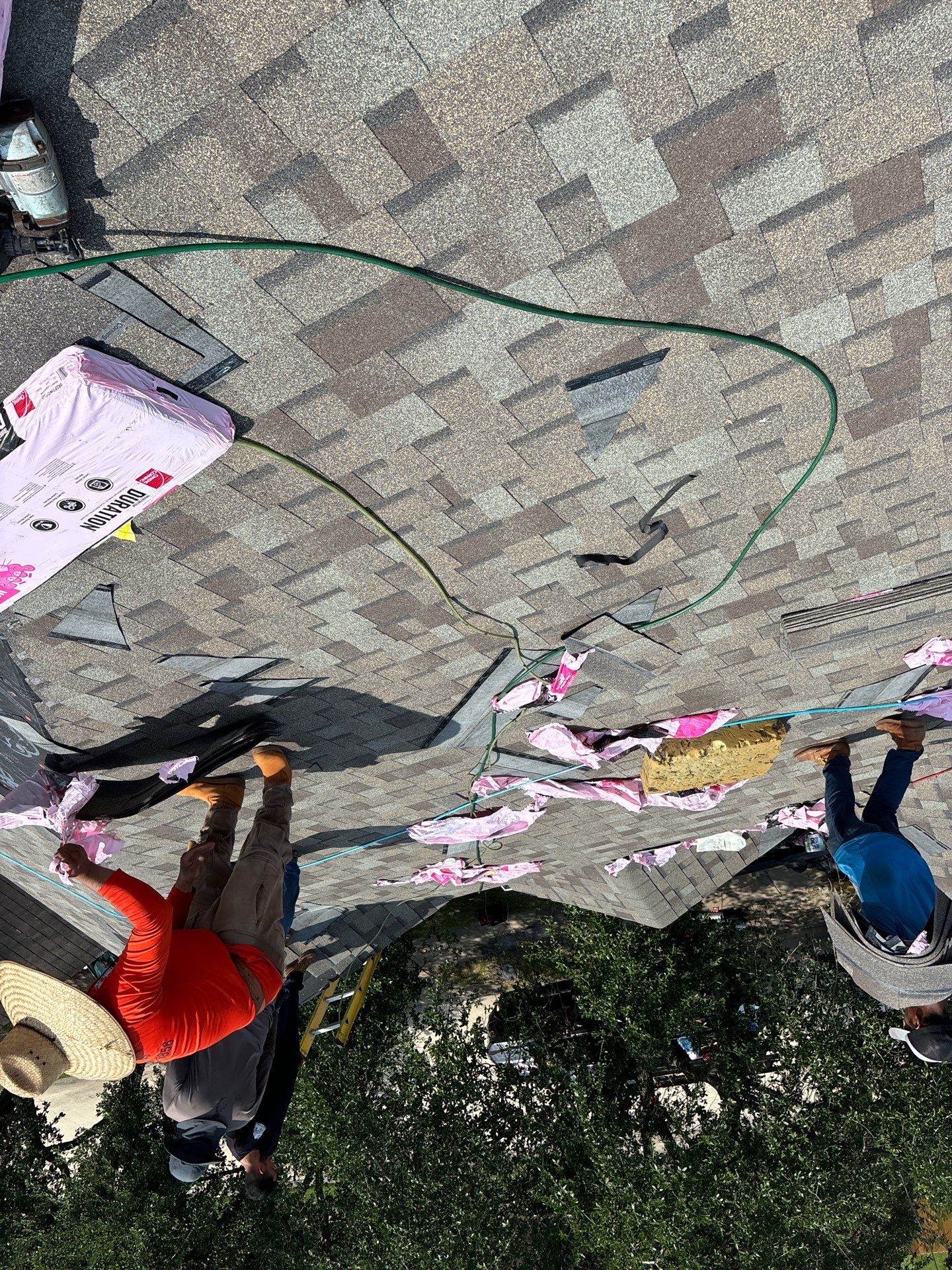 Residential Roofing Installation using Owen's Corning Duration (Lifetime) Shingles by Roof Repair Company