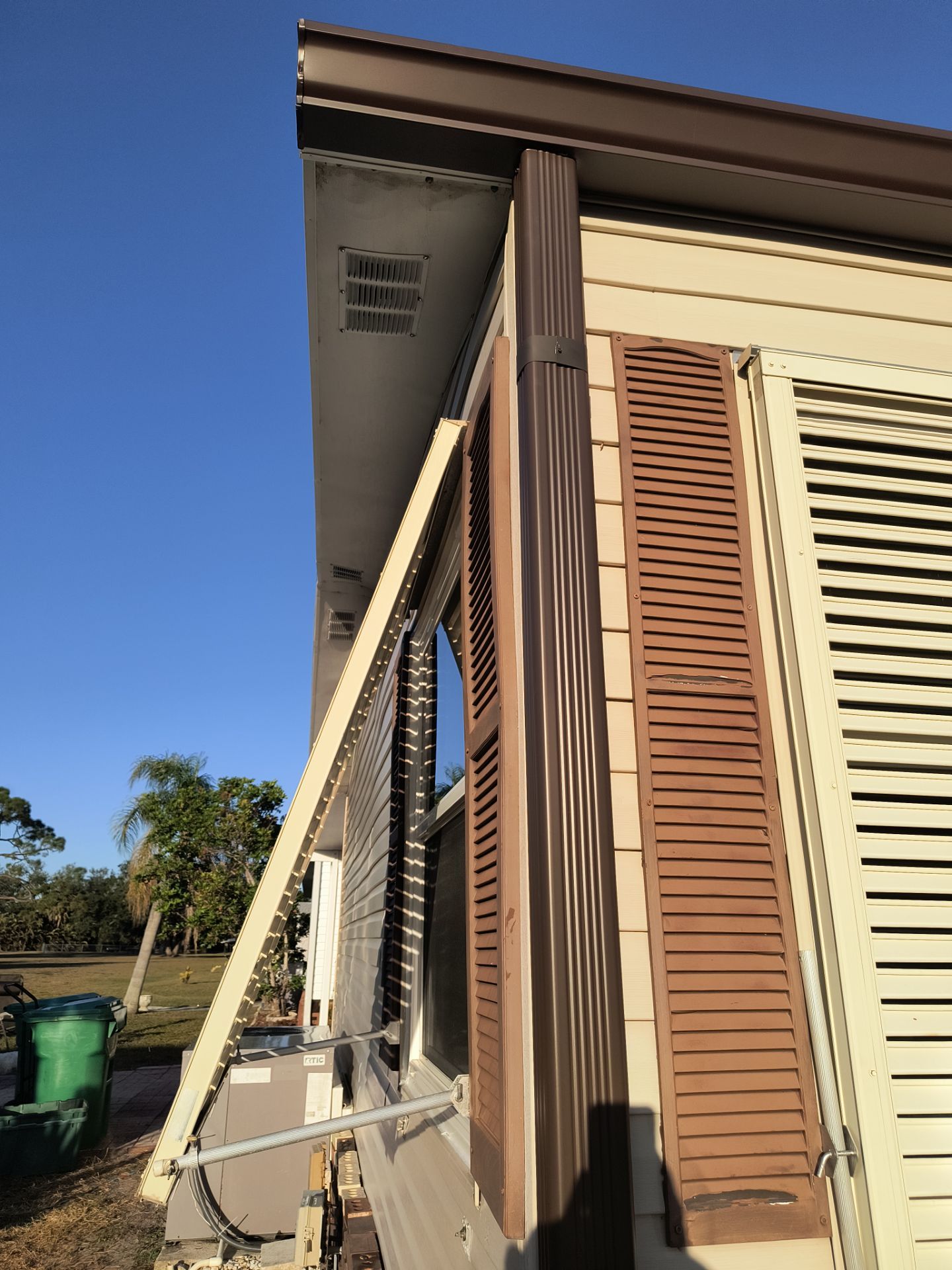 Custom Color Gutters Installed in Punta Gorda FL by Gutter Professors