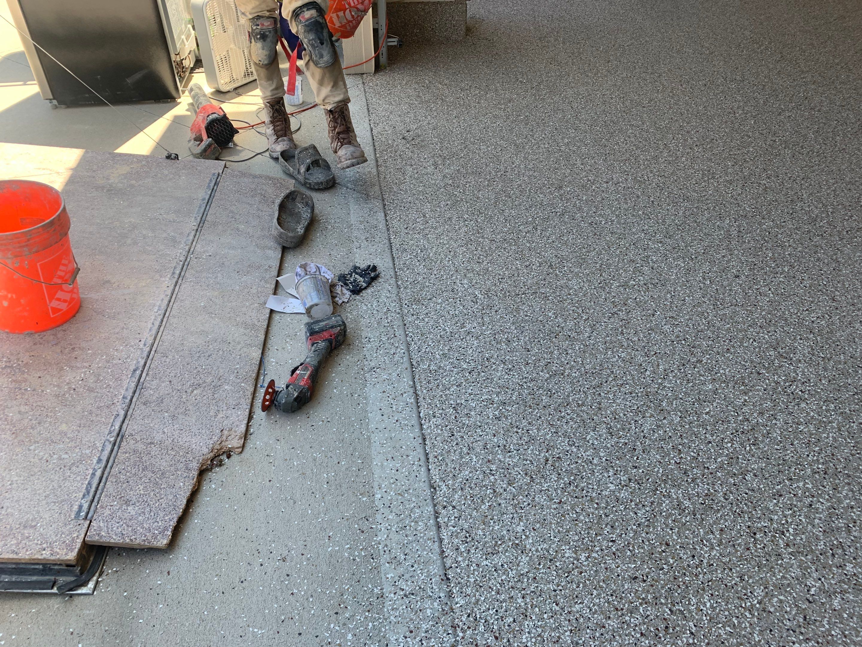 Garage using Pebble Beach by Select Painting, Coatings & Garage Cabinets