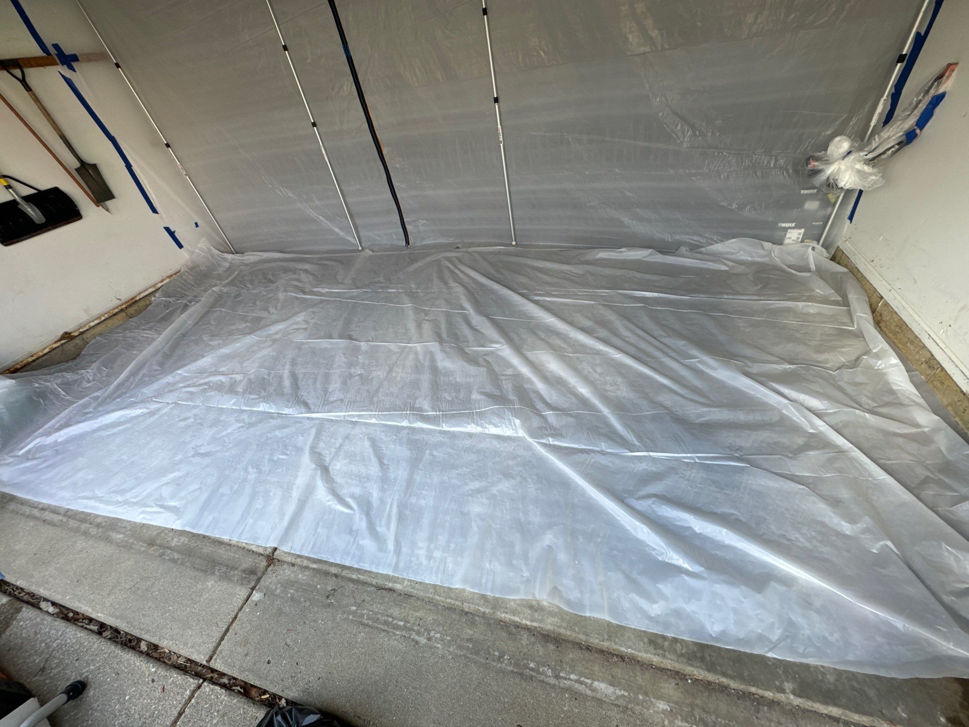 Garage Ceiling Water Damage/Mold Remediation by Chicagoland Water Medics