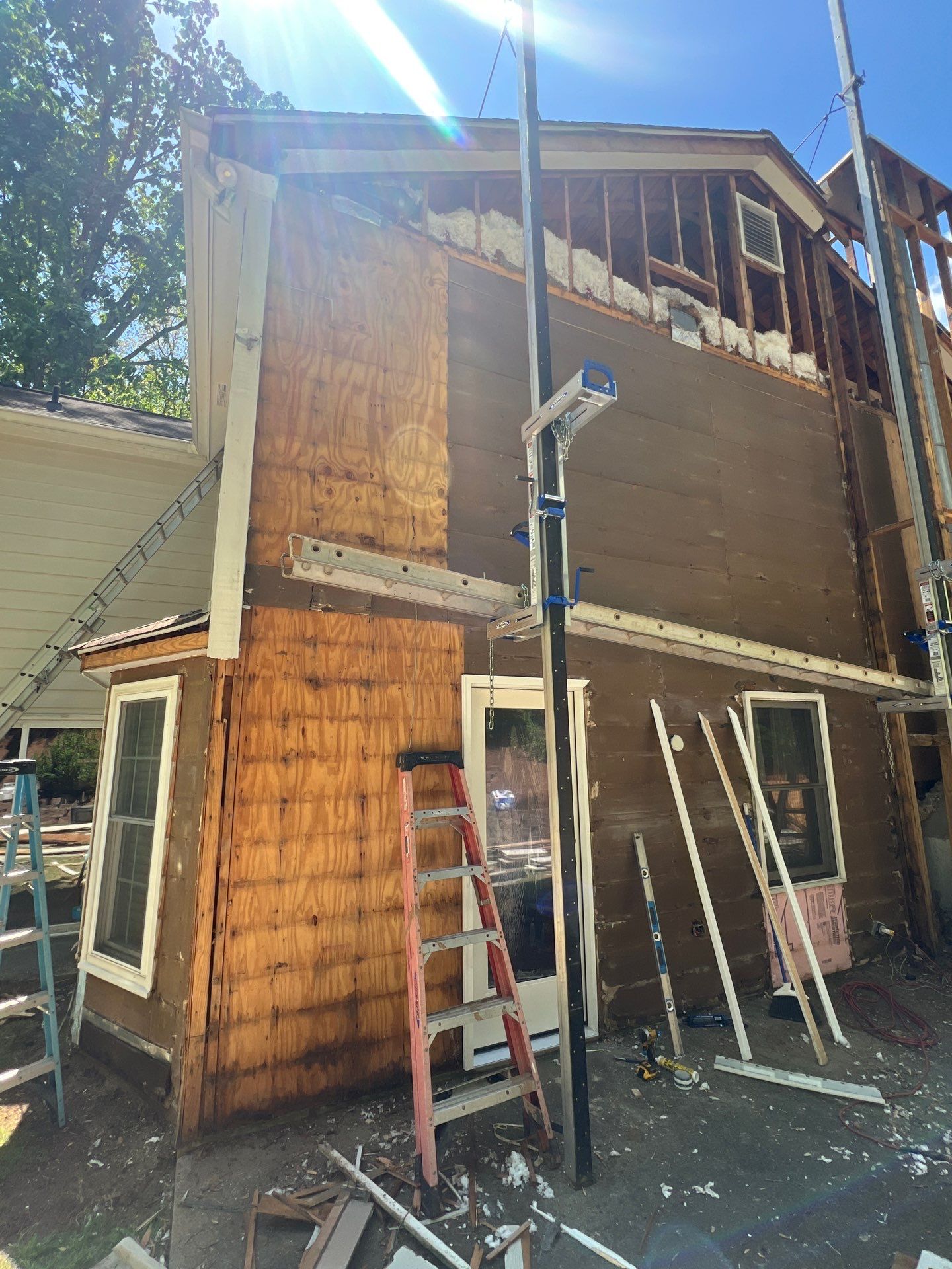 Atlanta, GA Rotten Wood Replacement, James Hardie Siding Install, Exterior Painting, and Door Replacement by Nelson Exteriors 