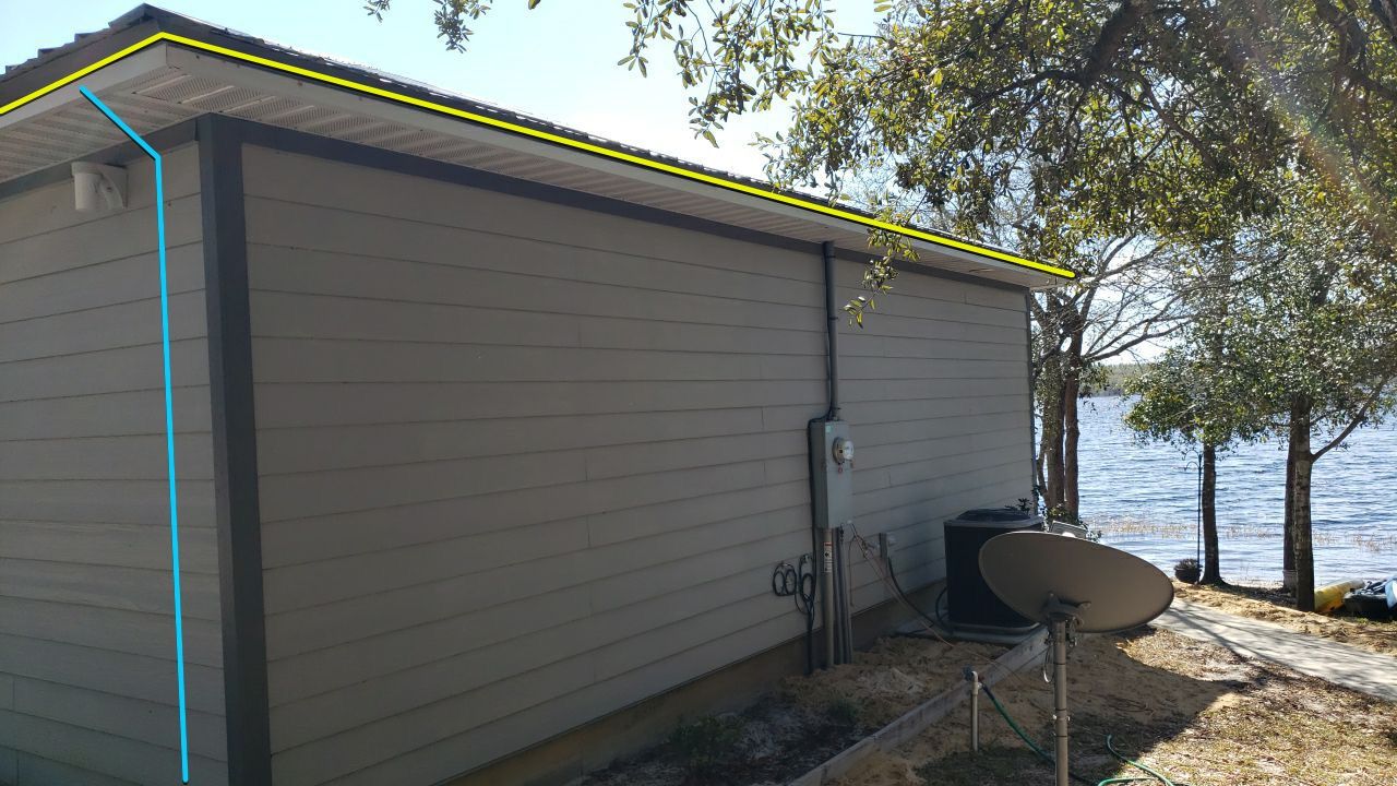 Gutter Installation Using Charcoal Grey K-Style Seamless Aluminum Gutters by Gutter Professors