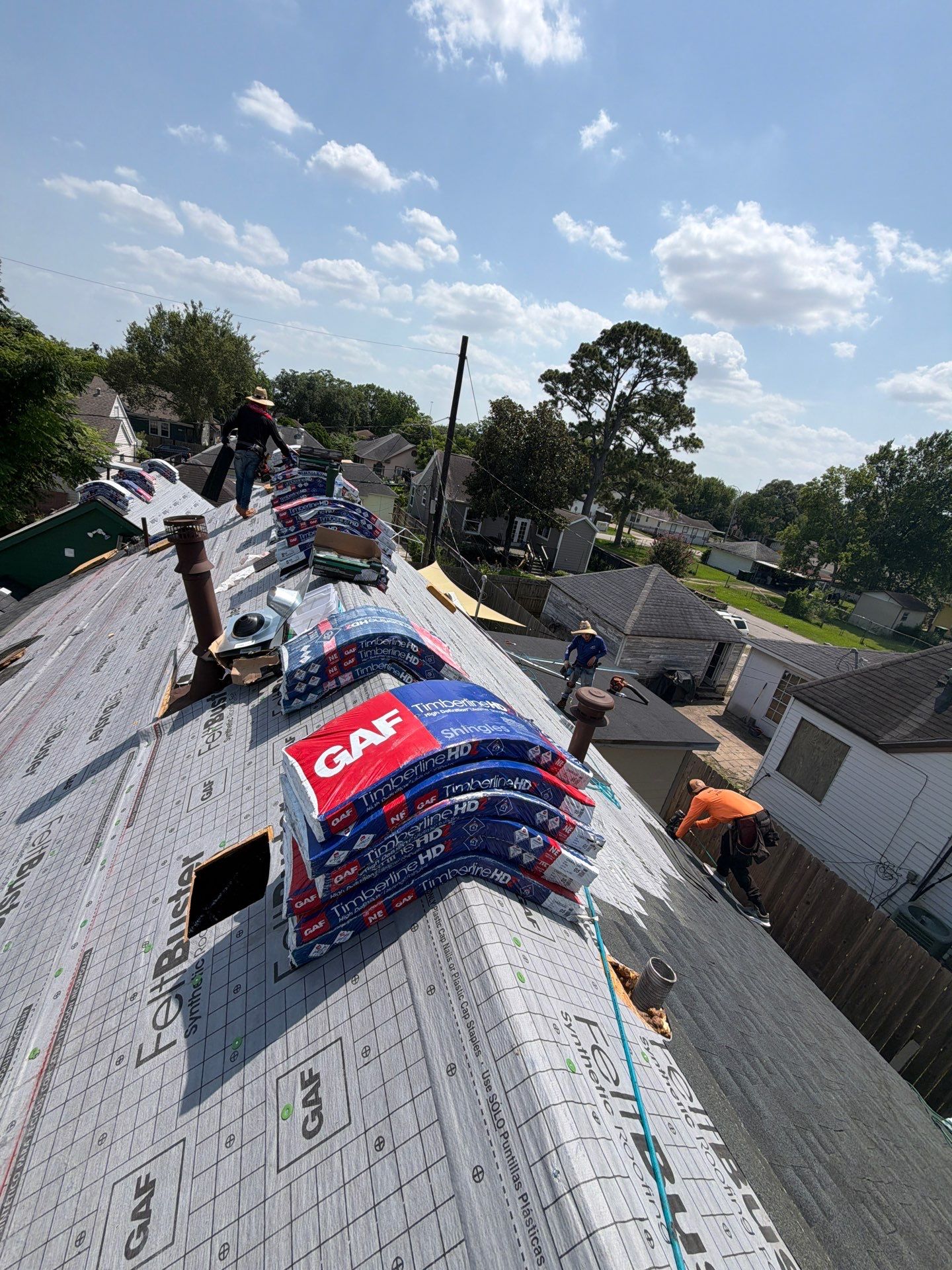 Roof Replacement in Lawndale / Wayside, Houston TX by Roof Repair Company