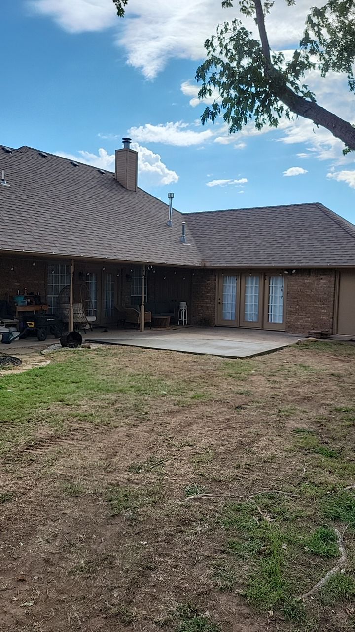 Tree removal , Concrete, Pergola, and sod install  by Clays Services Inc
