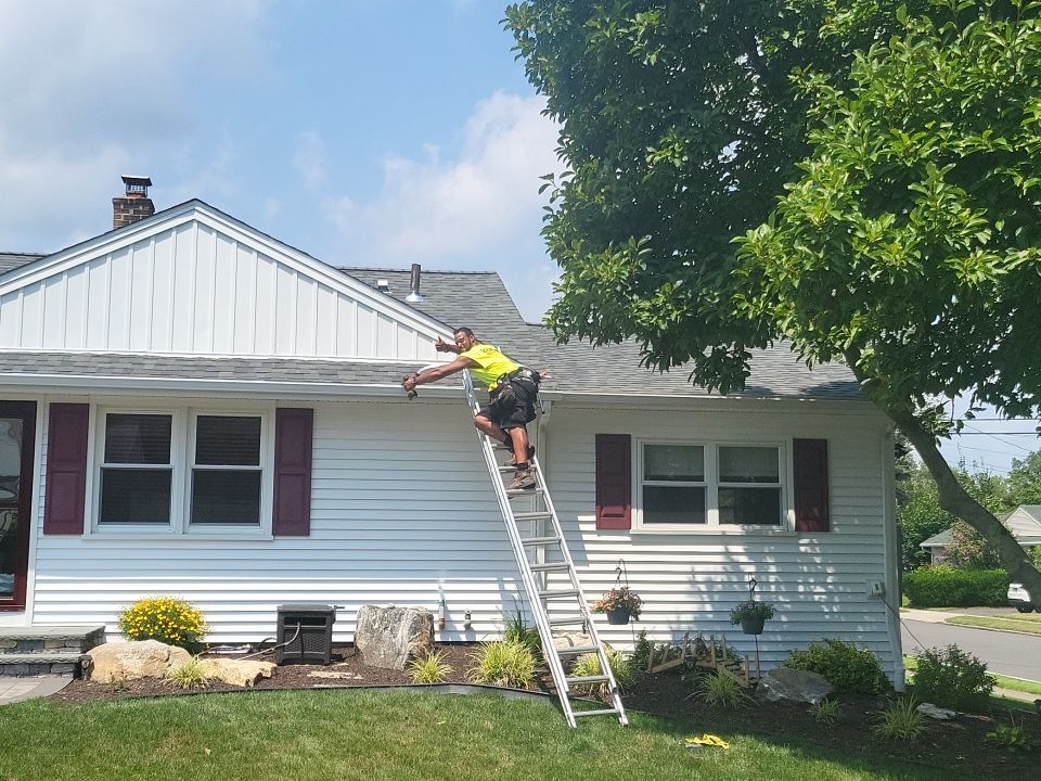 Residential Roofing Installation using Owens Corning Duration Estate Gray by A Plus Exterior