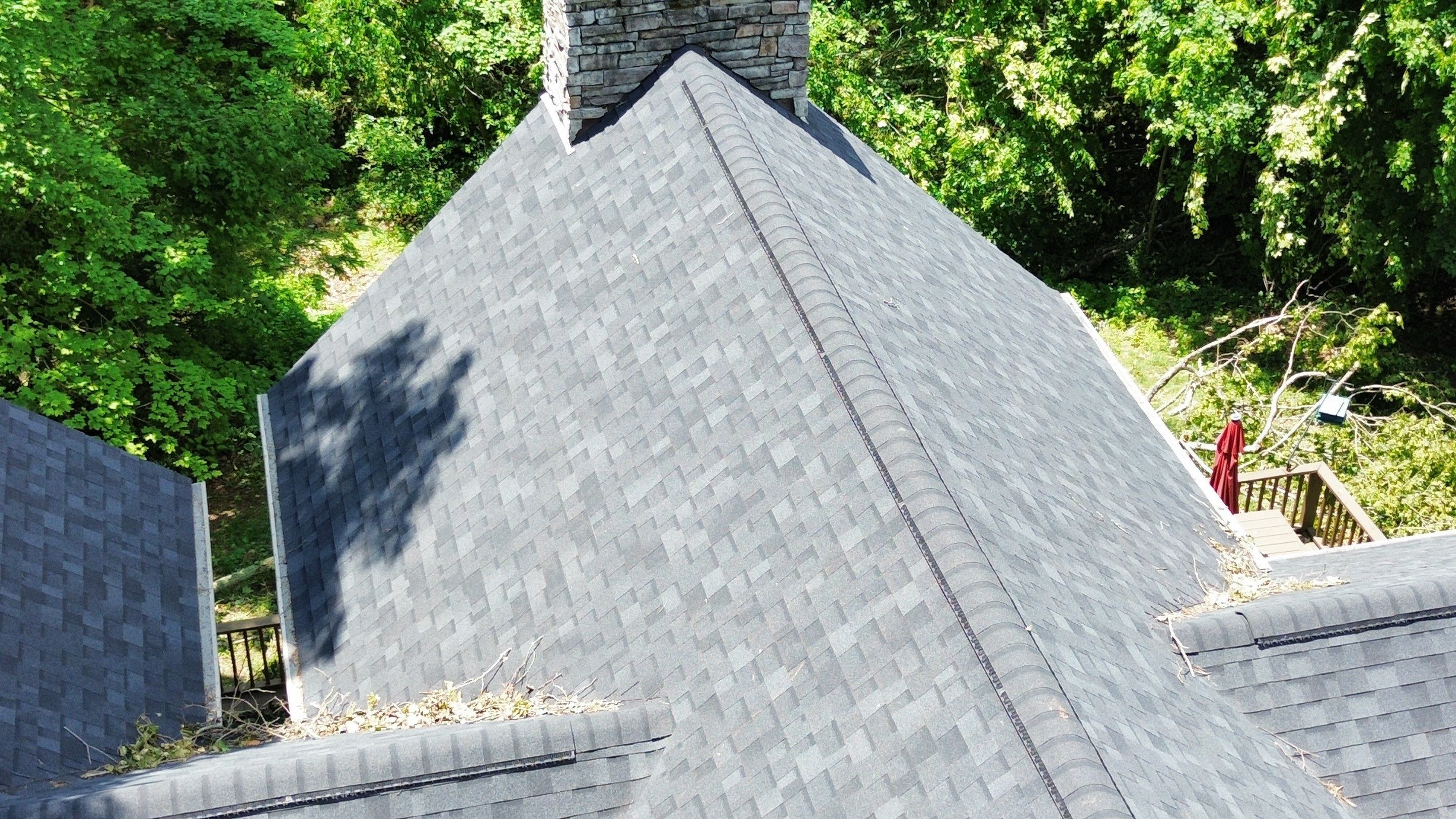Residential Roofing Installation using Duration Series Shingles - Onyx Black by RoofX 