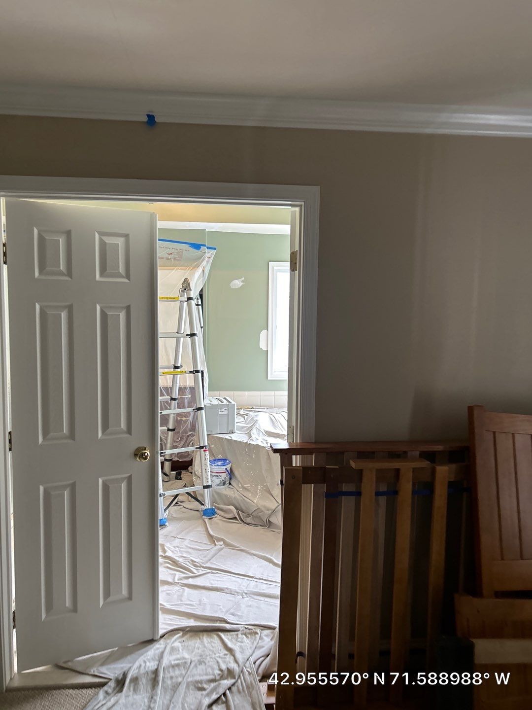 Full Interior Painting and Drywall Restoration in Bedford, New Hampshire by The Persnickety Painters