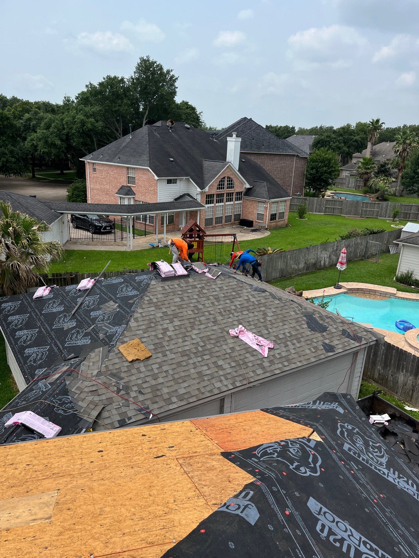 Residential Roofing Repair using Owen's Corning Duration (Lifetime) Shingles by Roof Repair Company