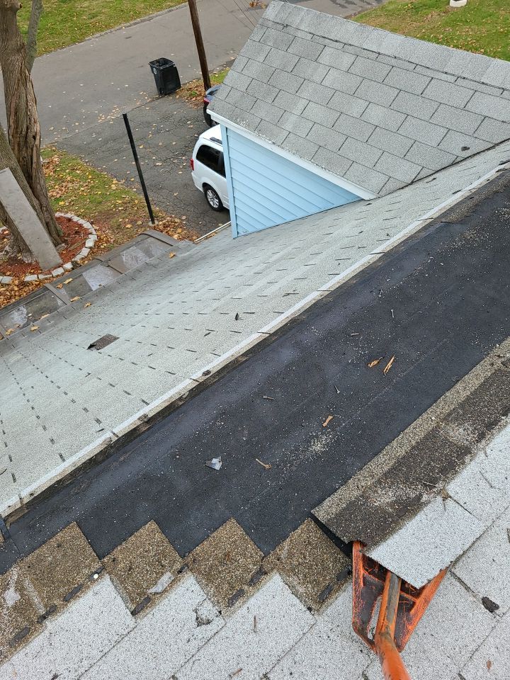 Residential Roofing Installation using Owens Corning TruDefinition Quarry Gray by A Plus Exterior