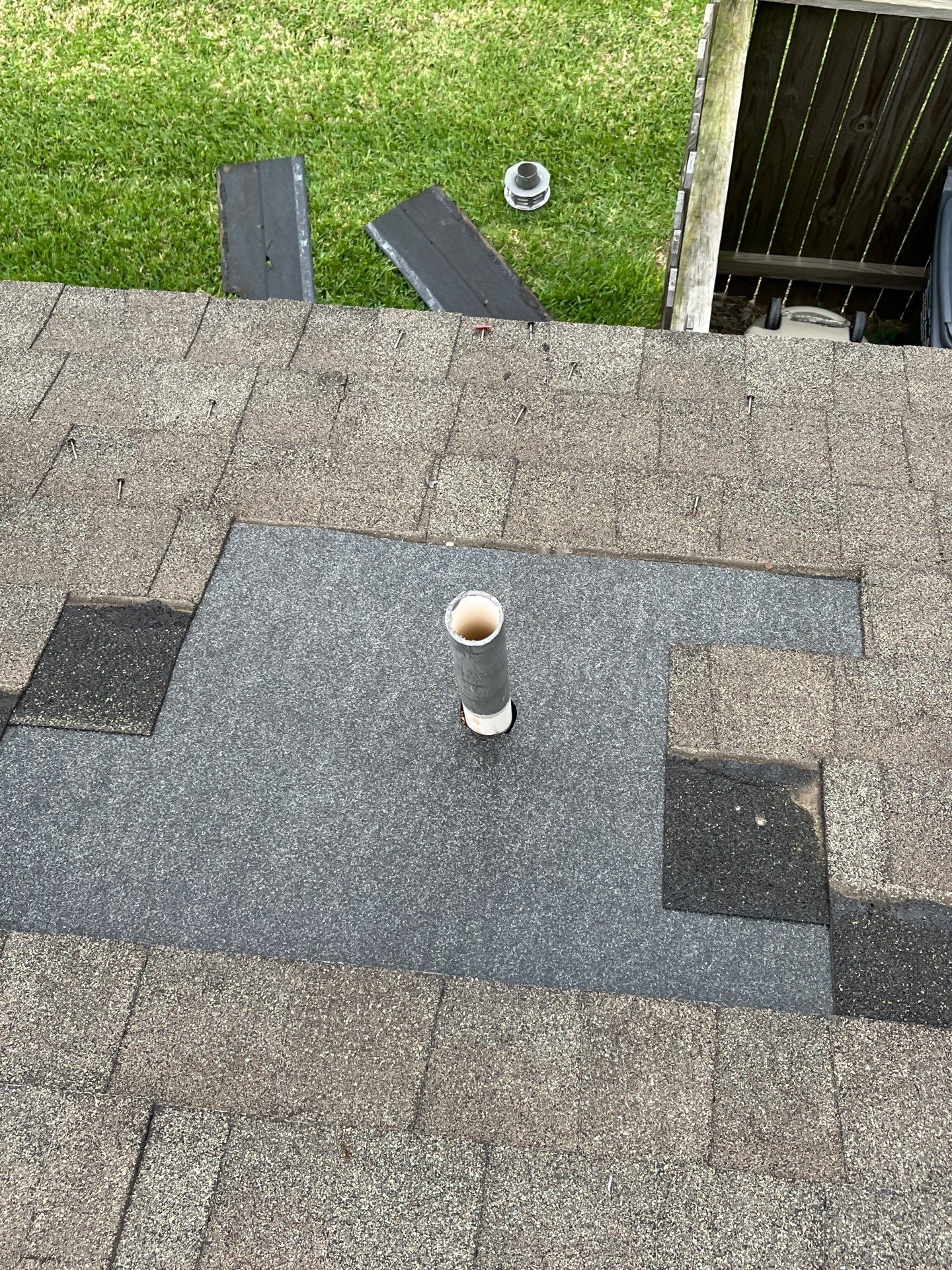 Hail Damage using Owen's Corning Duration (Lifetime) Shingles by Roof Repair Company