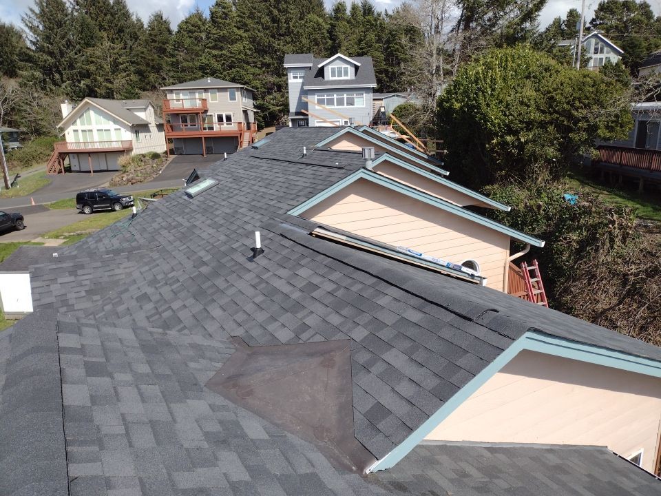 Residential Roofing Installation using Malarkey Highlander with Vented Ridge by Orezona Building & Roofing Company, Inc.