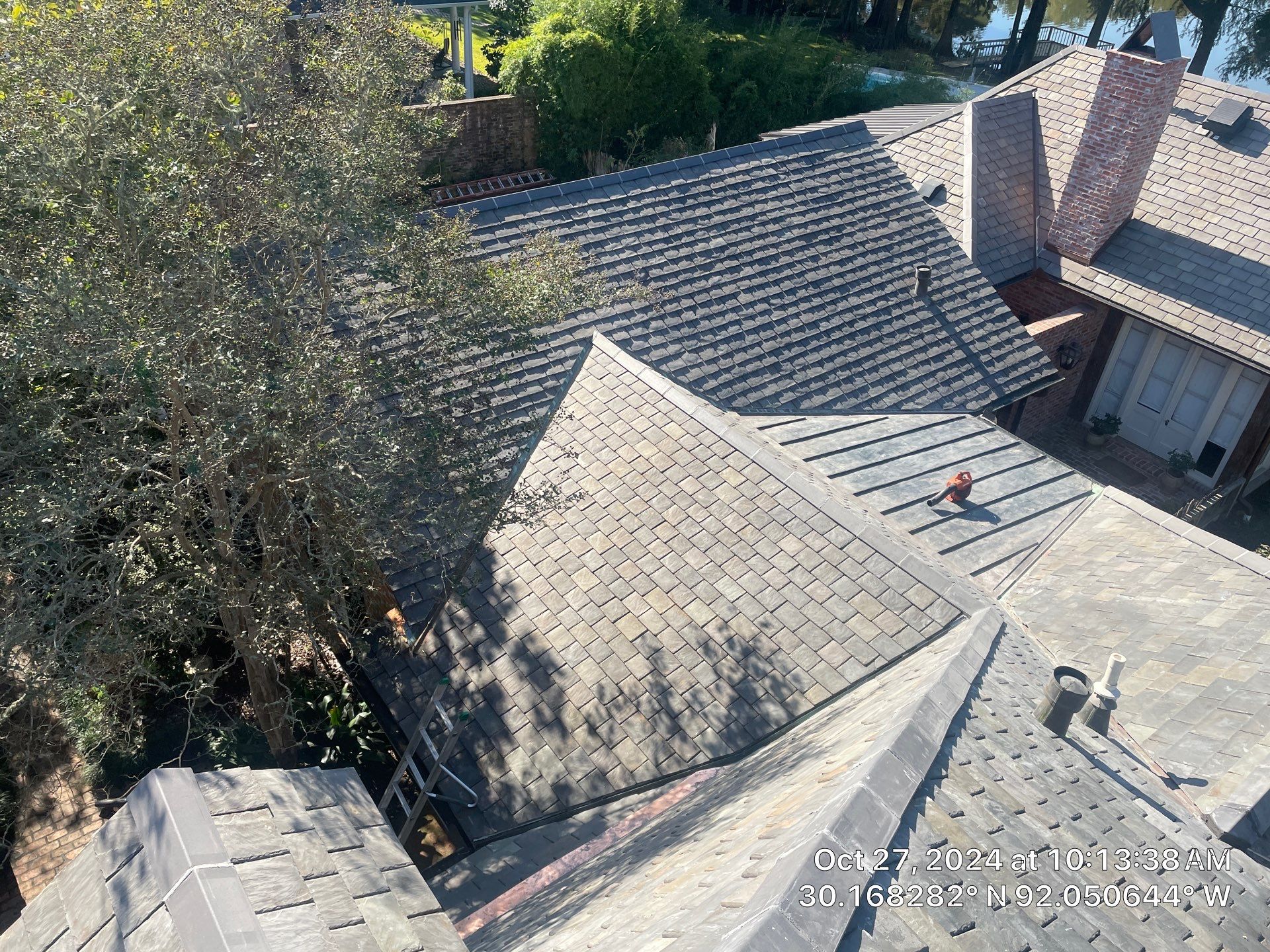 Slate Install on an A Hays Town Home by Ahm Construction LLC