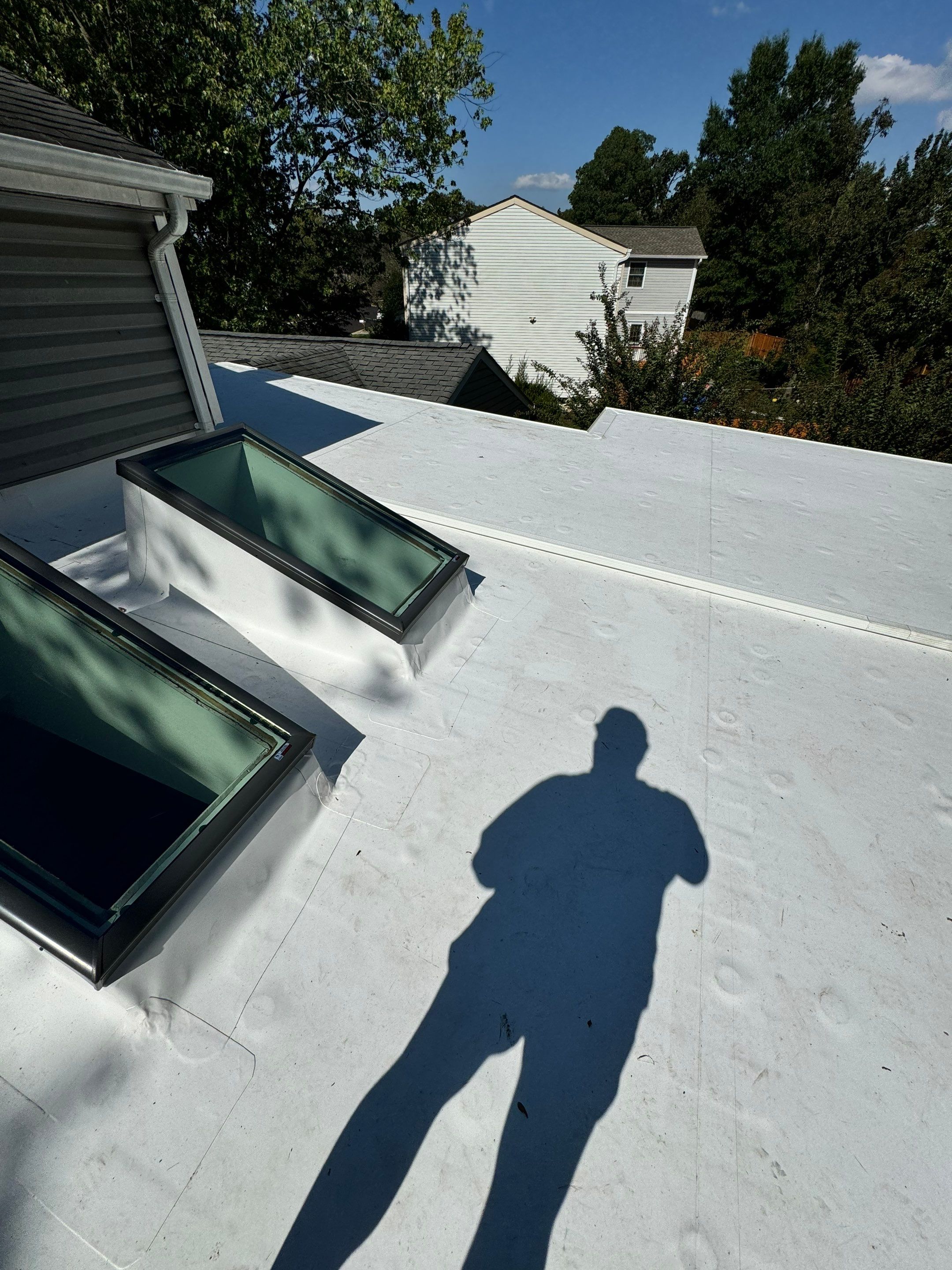 Alexandria: Residential Flat Roof Replacement with MuleHide TPO by RM Banning, Inc.