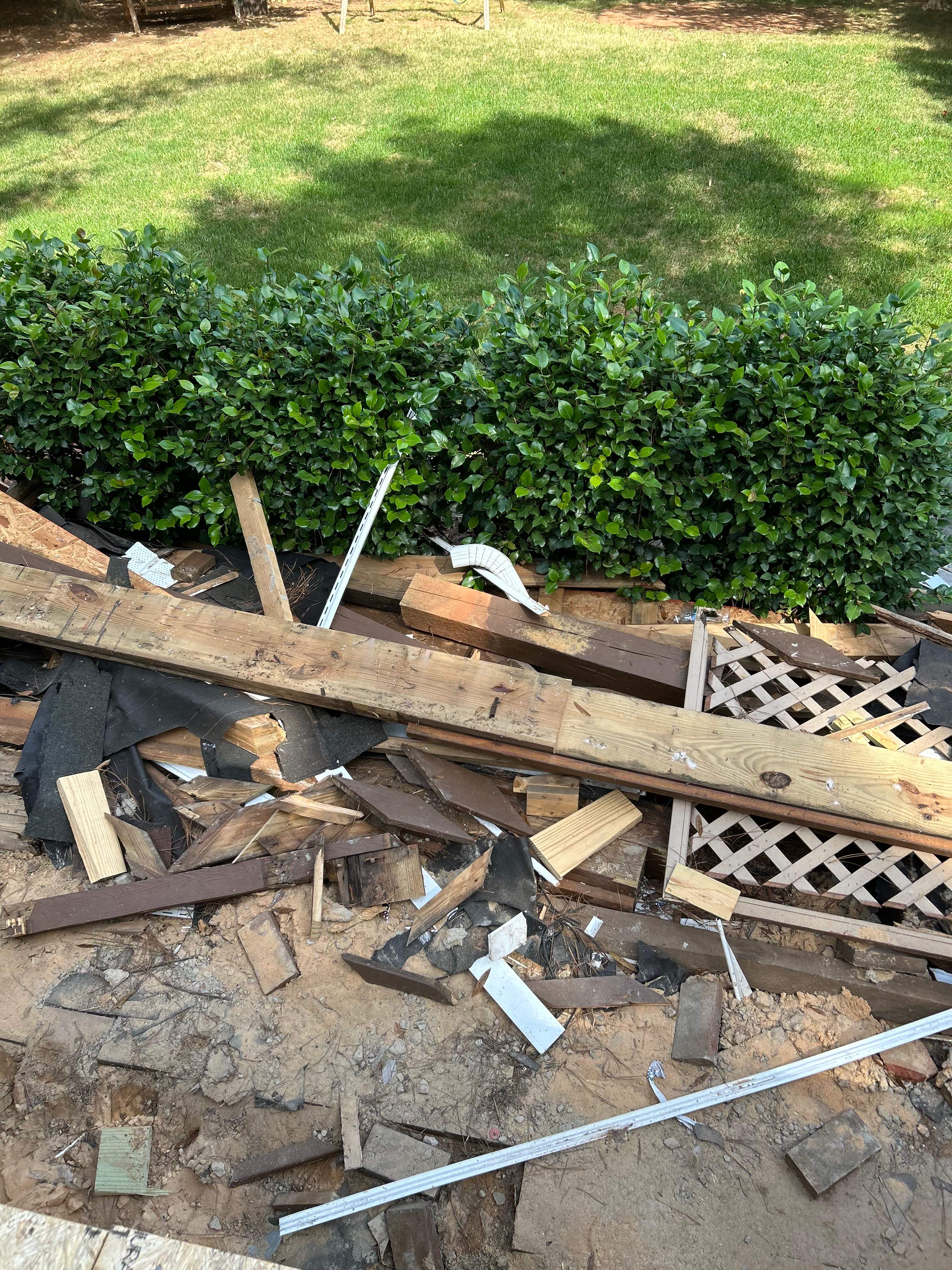 Project in Charlotte by Badger Hauling