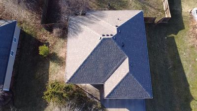 Residential Roofing Install - Atlas Pinnacle Pristine Shingles - Color Weathered Wood 