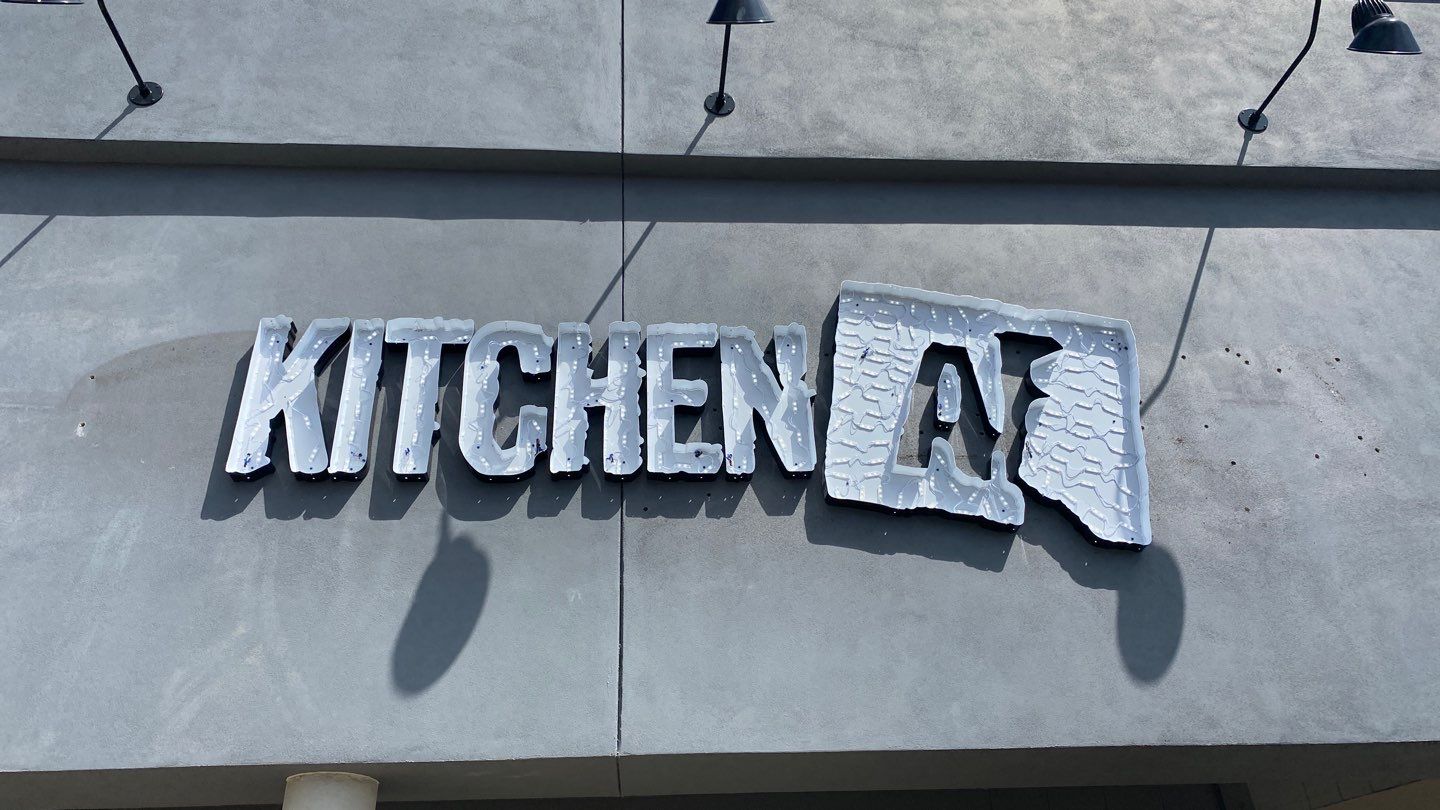 Flush Mounted Channel Letters for Kitchen AF by SignCrafters