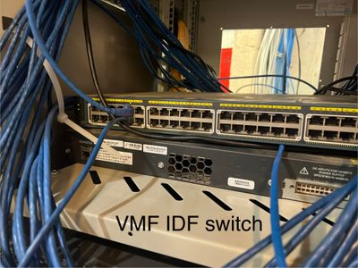 Structured cabling installation by CimaSolutions