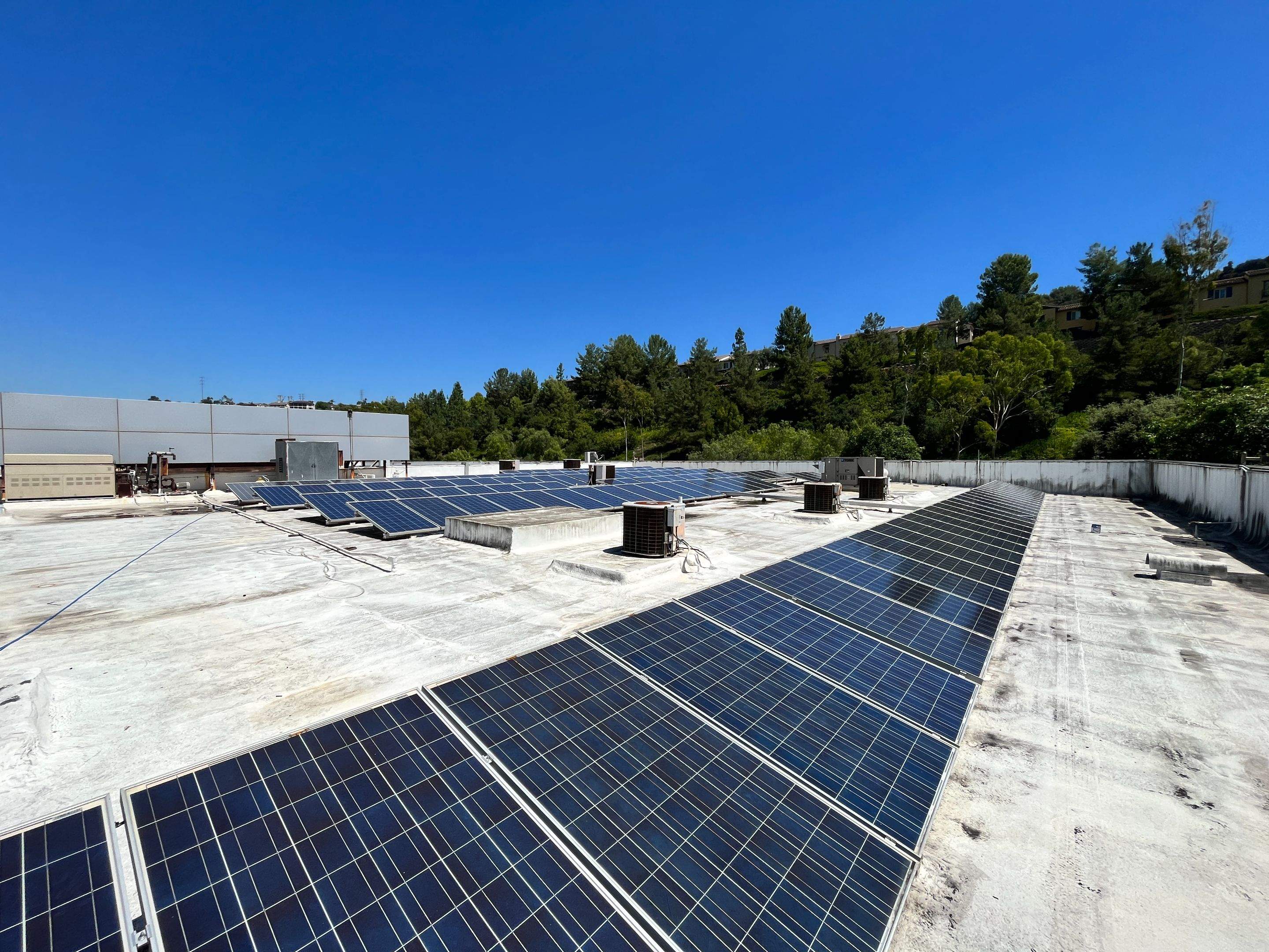 Commercial Solar Panel Cleaning in Diamond Bar, Ca by Palm Coast Solar Cleaning