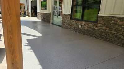 Patio using Feather Gray & Gracious