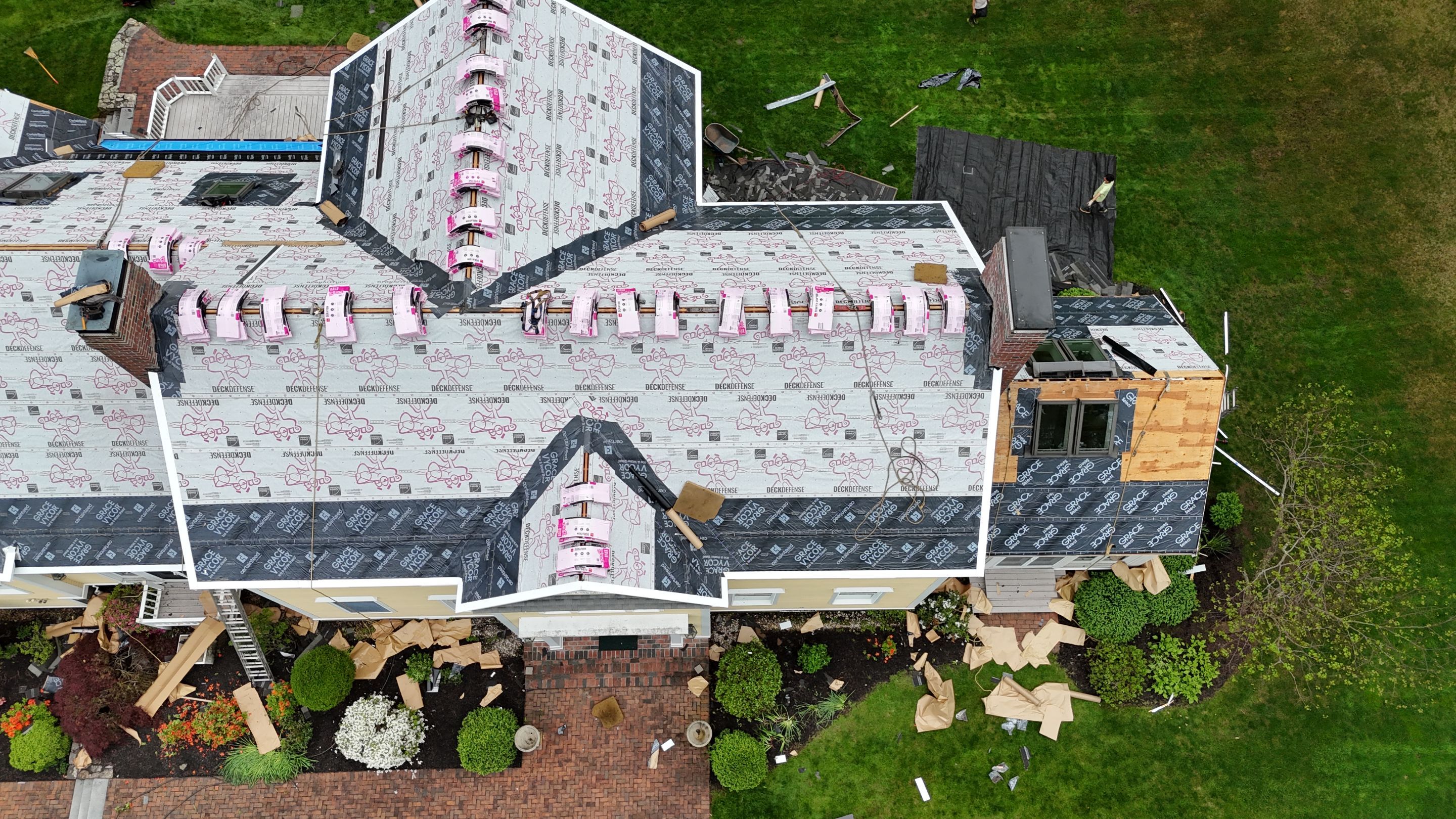 Roof Replacement with Owens Corning Shingles and Copper Flashing by Mighty Dog Roofing of Greater Middlesex County