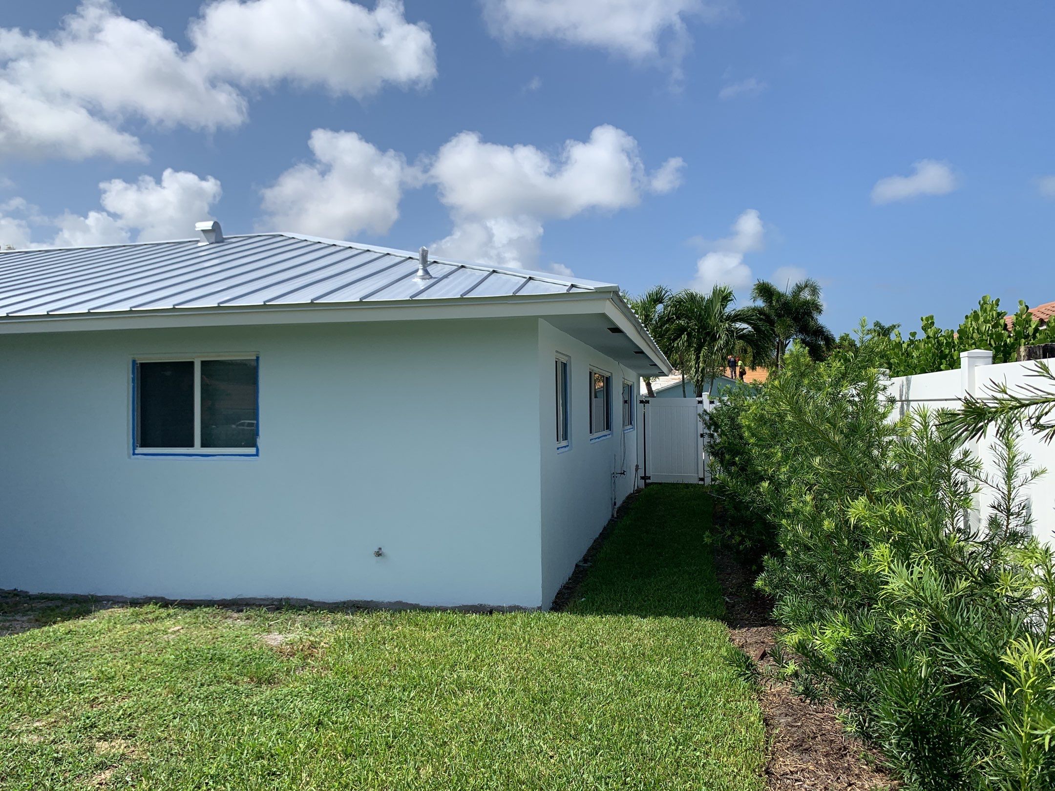 Residential Roofing Installation using 1" Nail strip metal roof by BLUES BROTHERS ROOFING