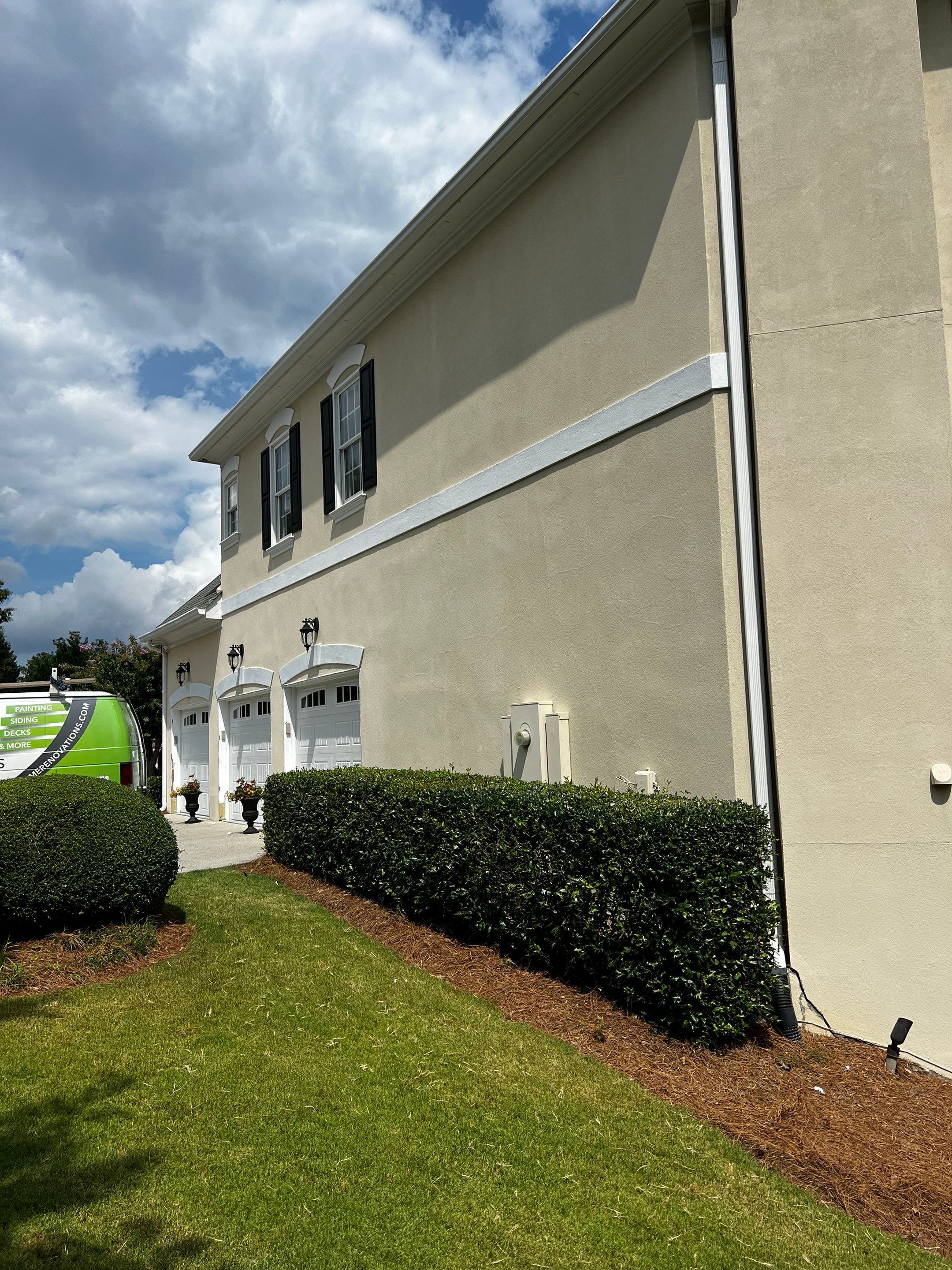 Comprehensive Stucco Exterior Painting and Trim Refresh in Duluth by Swift Home Renovations