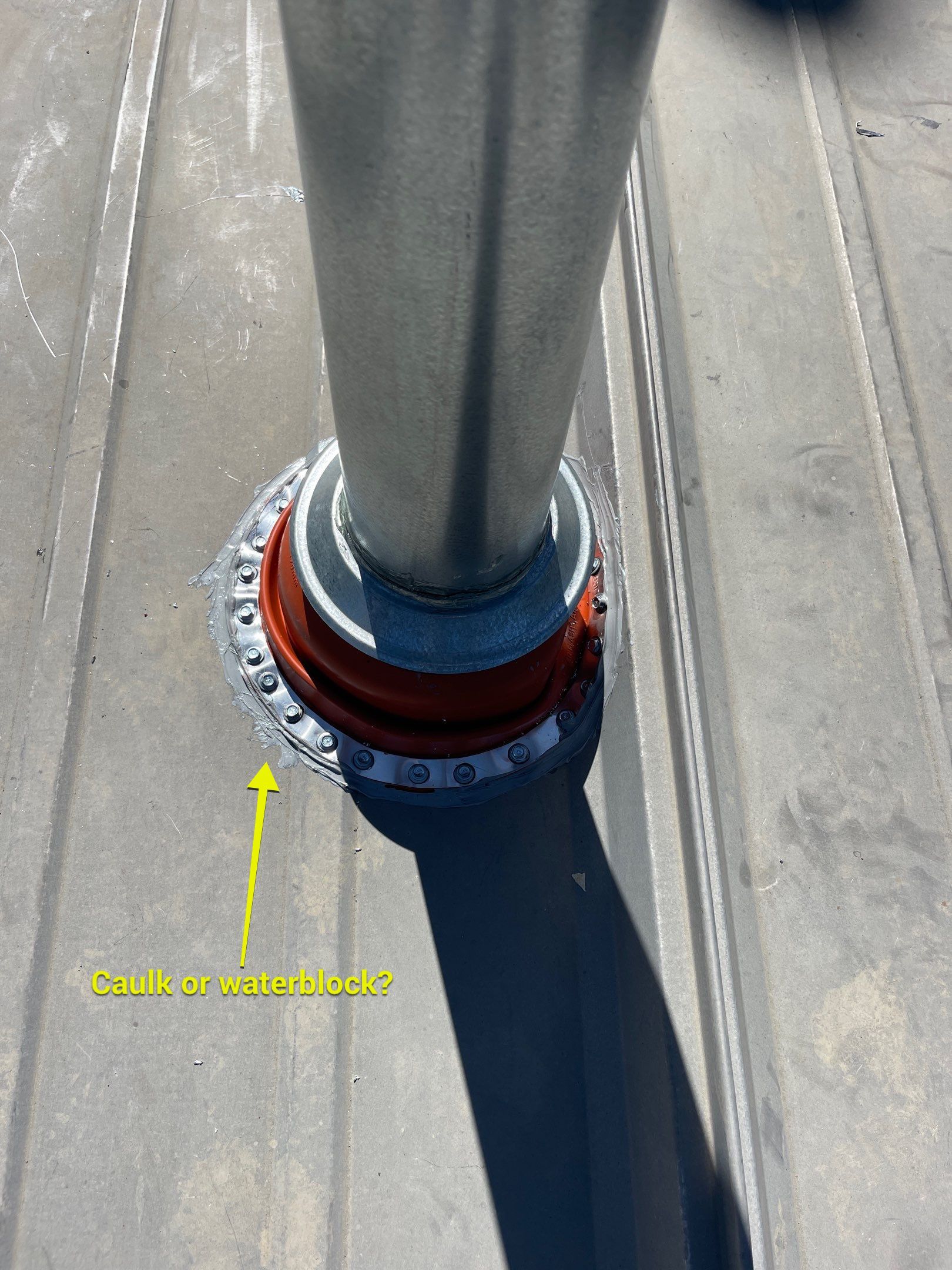 Metal Roof Flashing for Heater Vents by Roof Experts