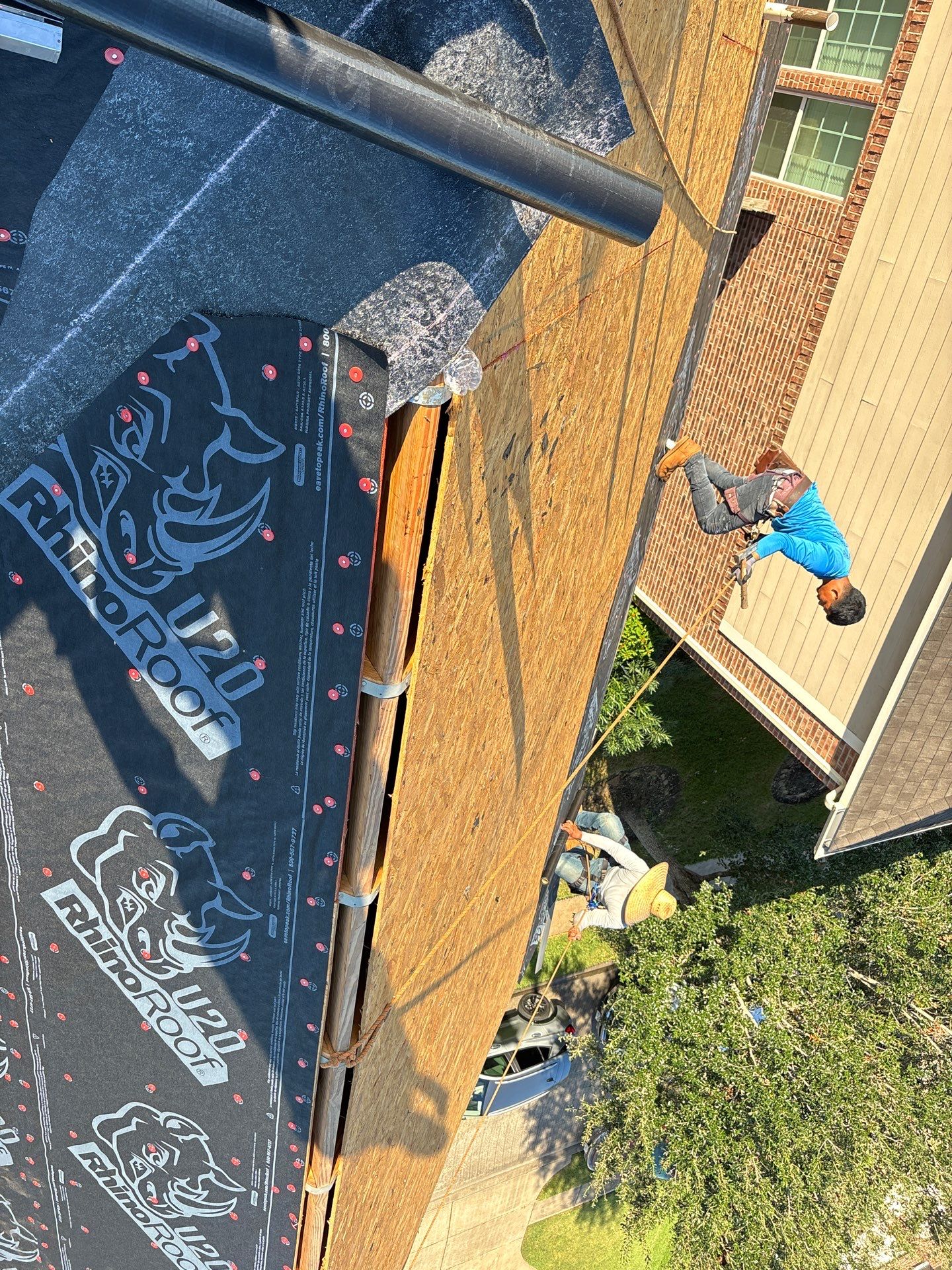 Residential Roofing Installation using Owen's Corning Duration (Lifetime) Shingles by Roof Repair Company