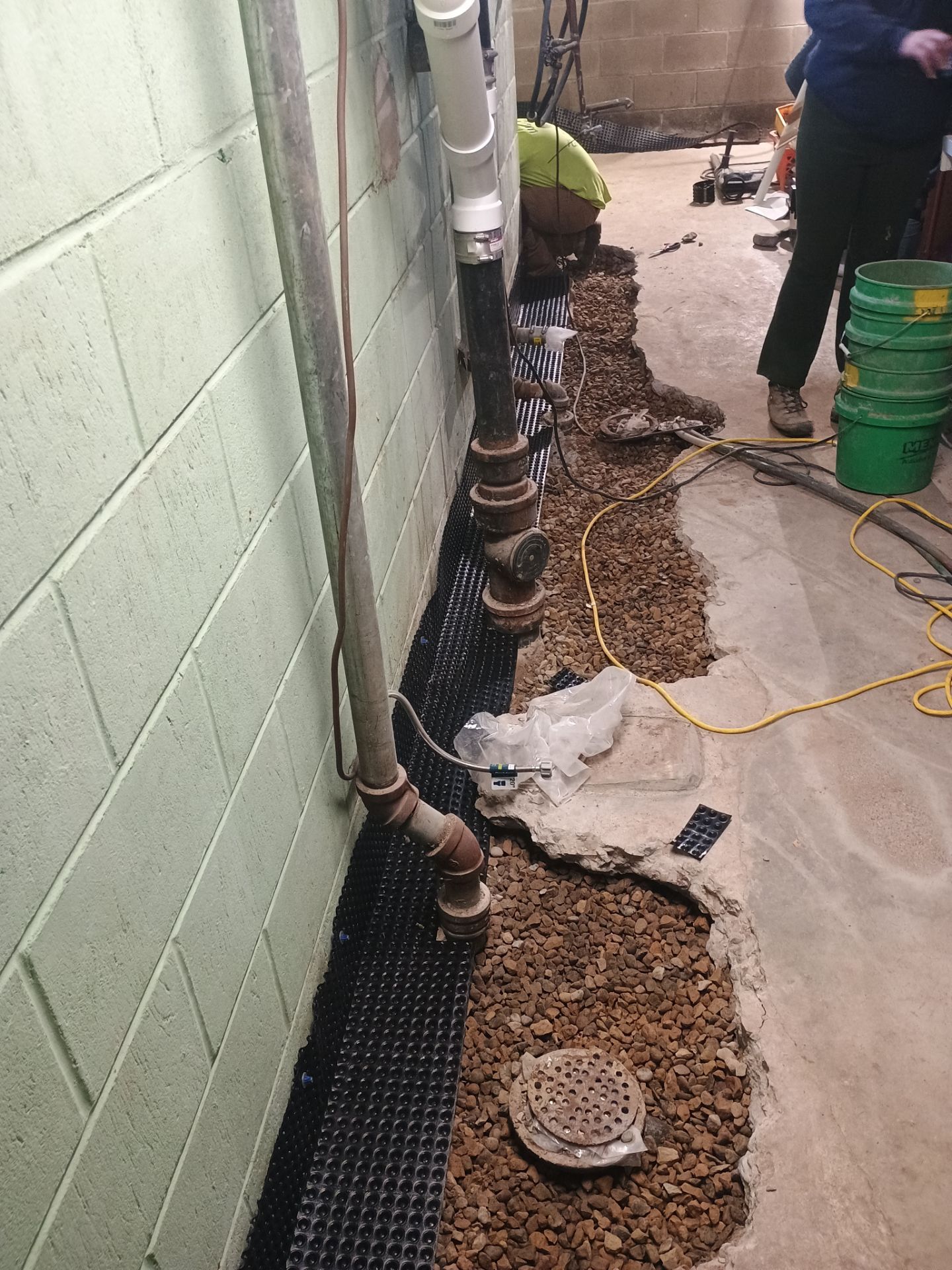 Helping Dan Get Going on His Remodel by Waterproofing Northeast