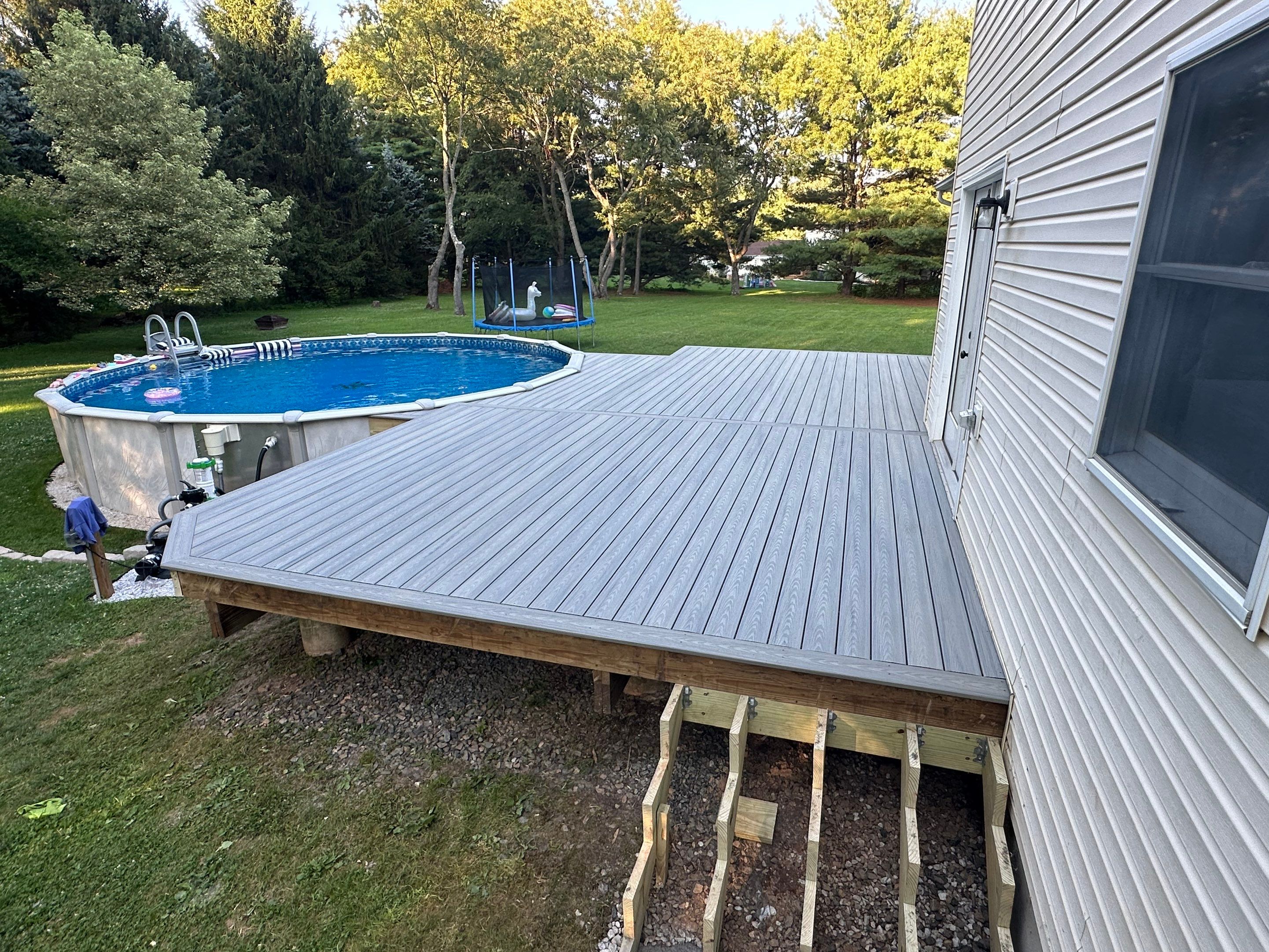 New Pool Deck IN Flemington by deck guardian