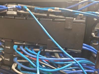 Structured cabling installation by CimaSolutions