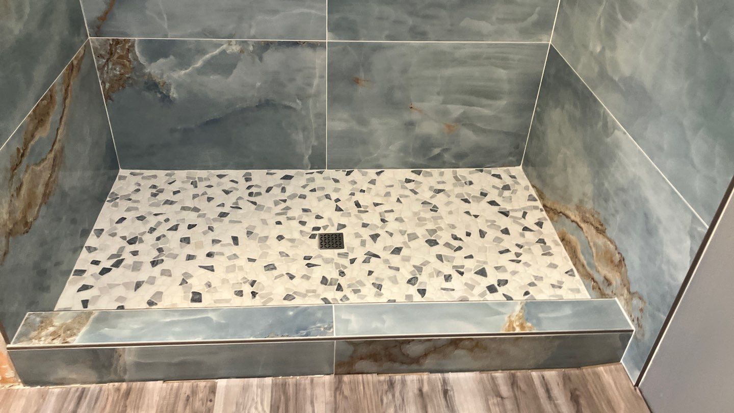 Custom Tile Shower by Footprints Floors of Nashville