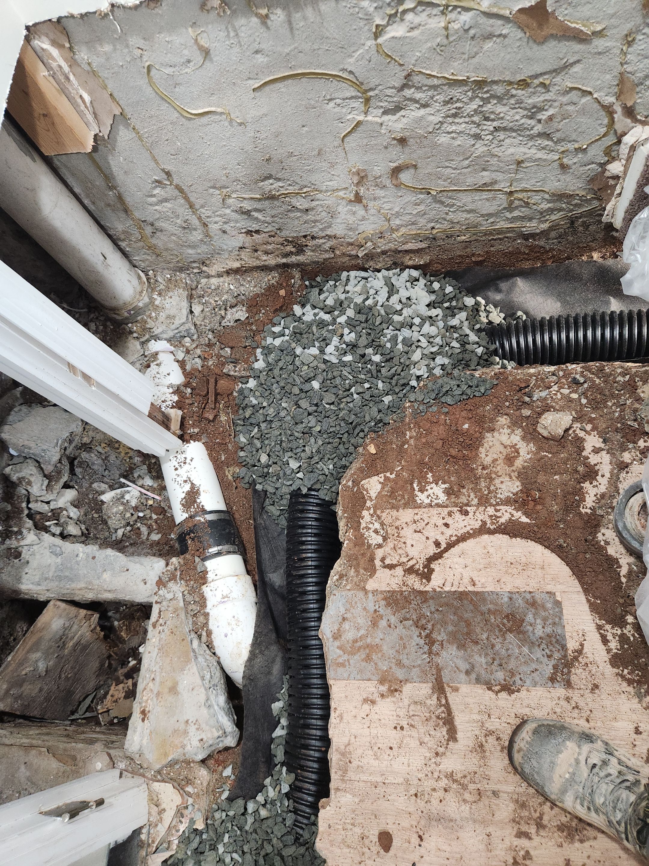 Interior French Drain Kearny NJ by Pure Service Pro, LLC 