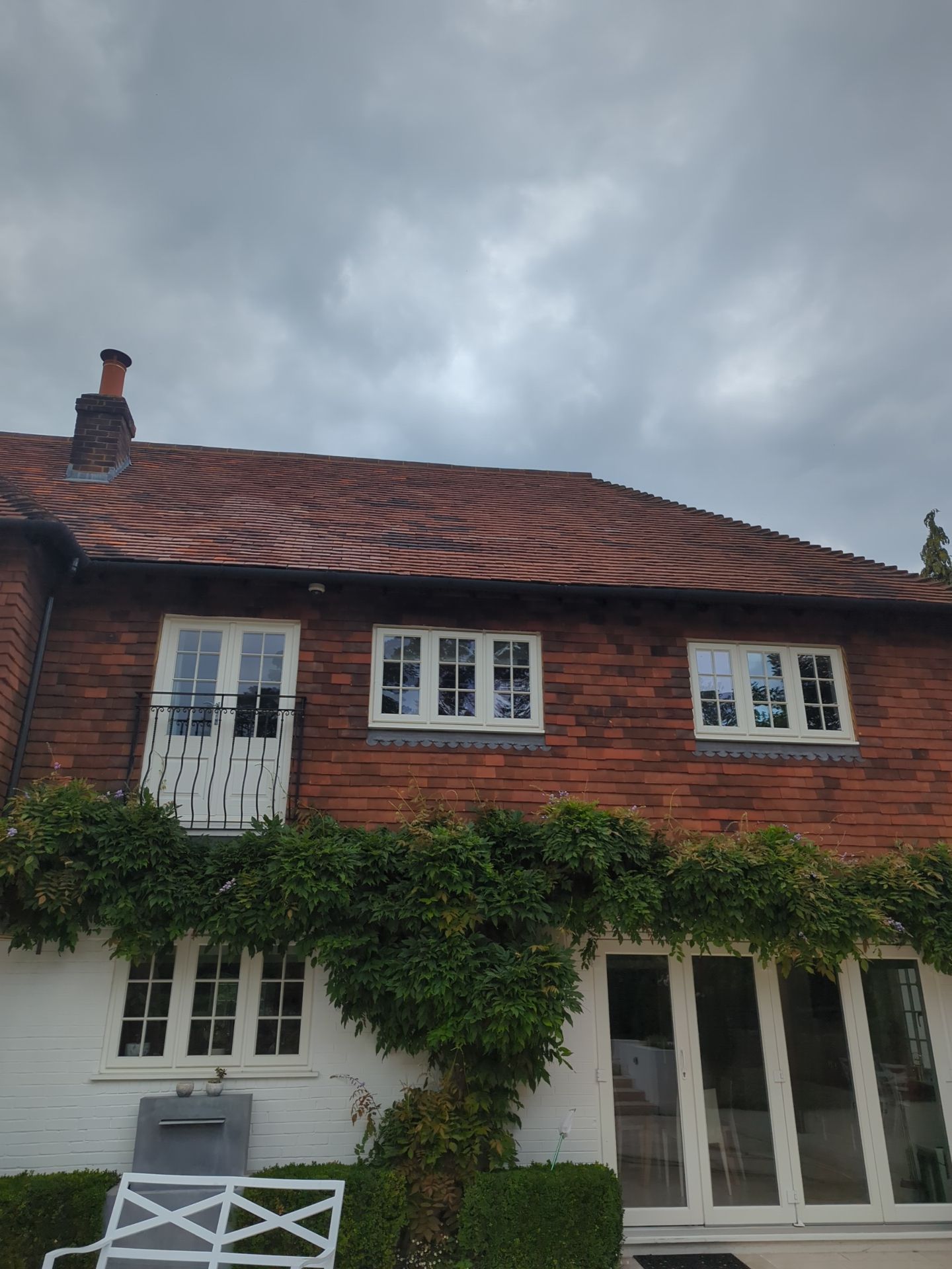 Roof Clean - Biocide Treatment using Honda 15lpm Low Pressure Washing Machine by Ges Exterior Cleaning ltd