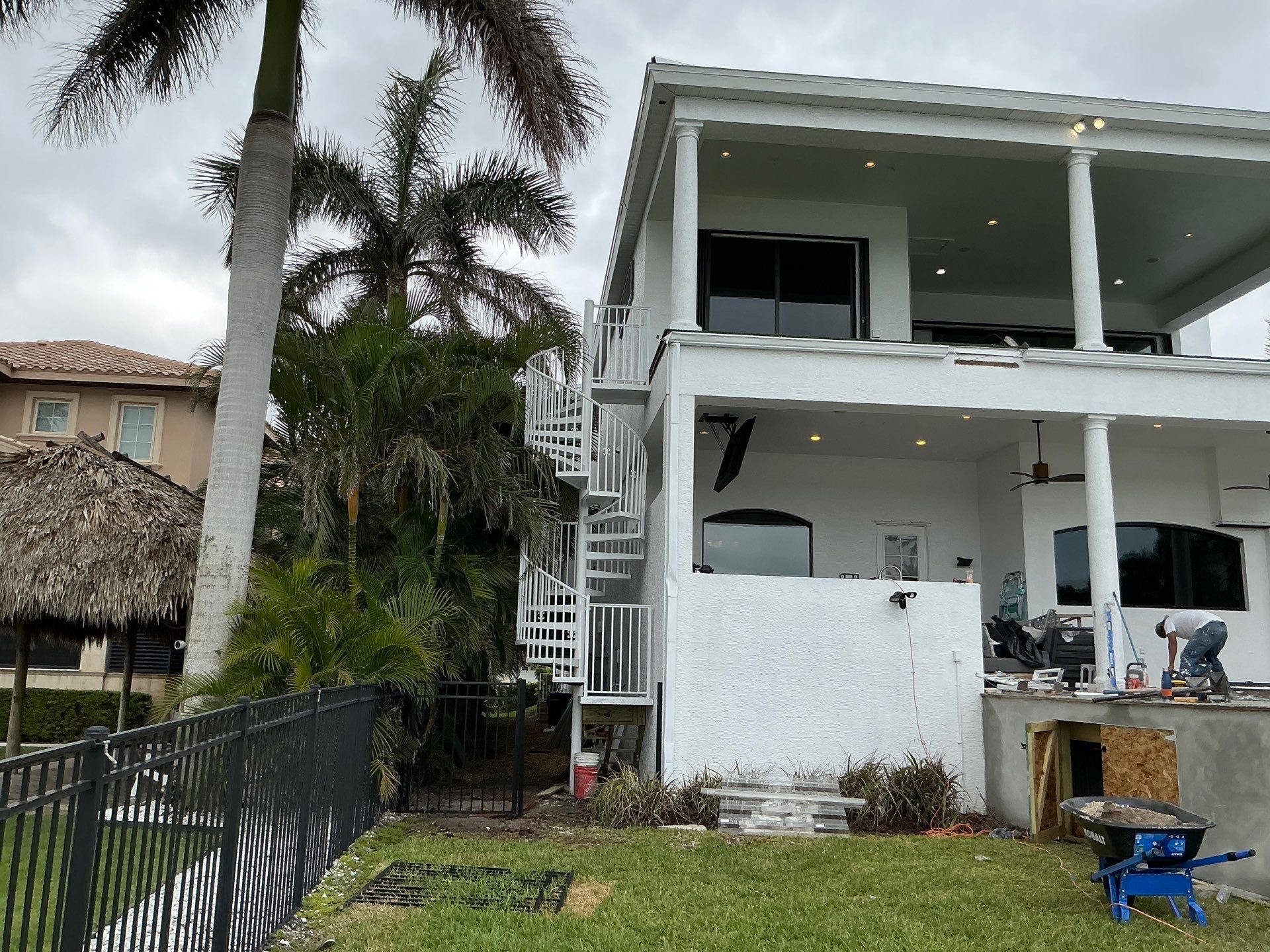 Custom Downspouts with Splash Guards in Sarasota FL by Gutter Professors